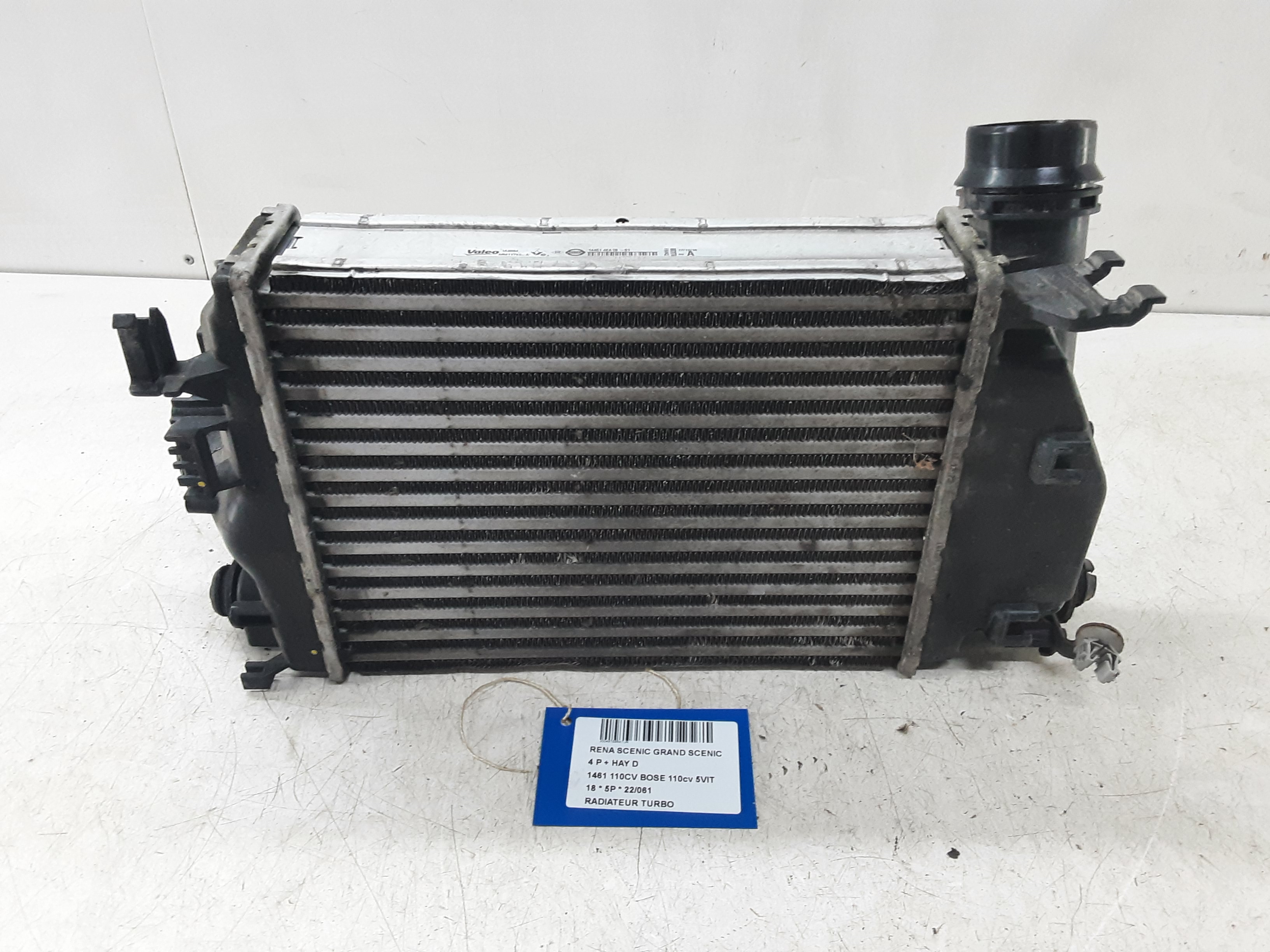 RADIATEUR DE TURBO Renault SCENIC 9/16+