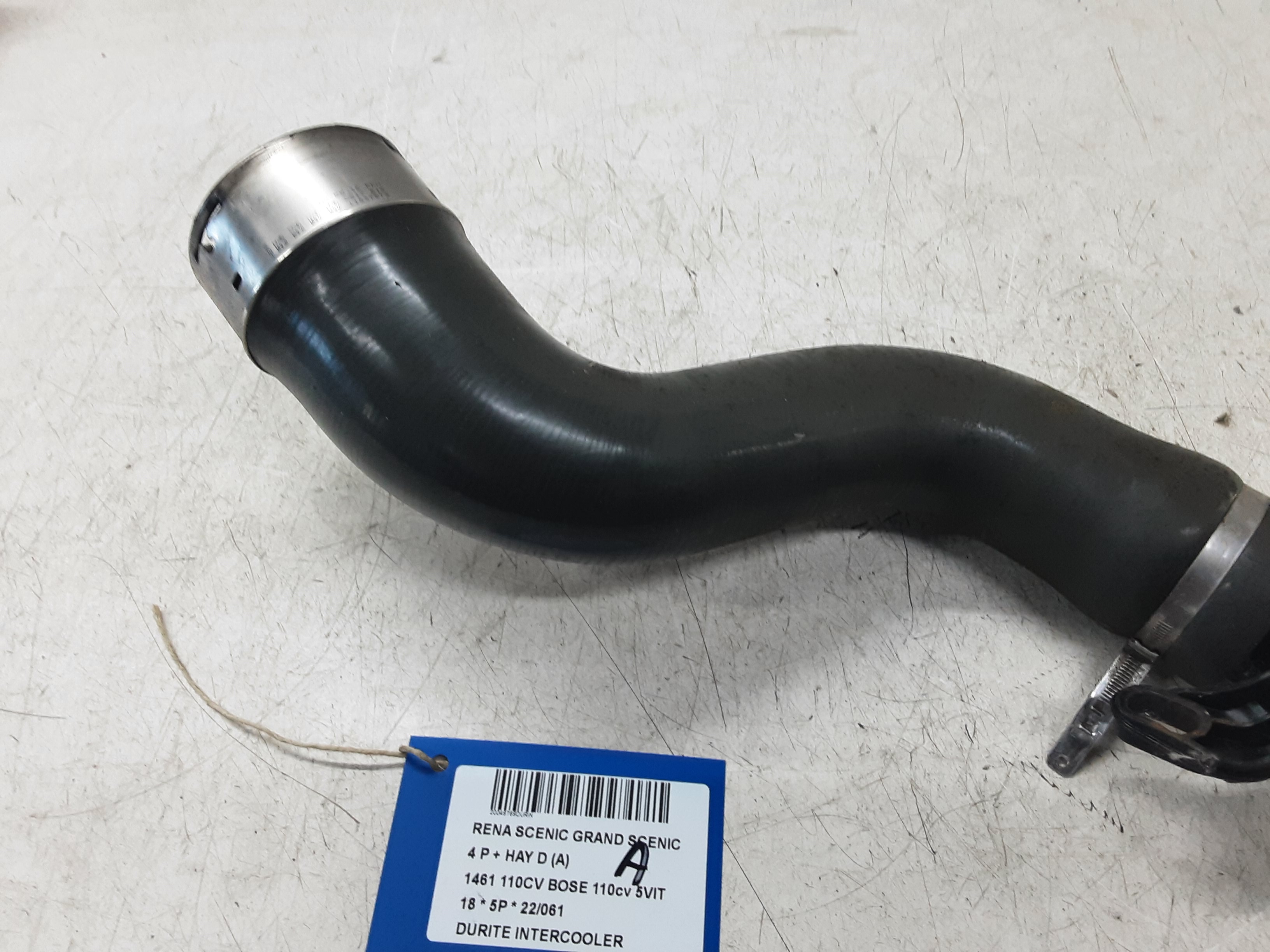 DURITE INTERCOOLER Renault SCENIC 9/16+