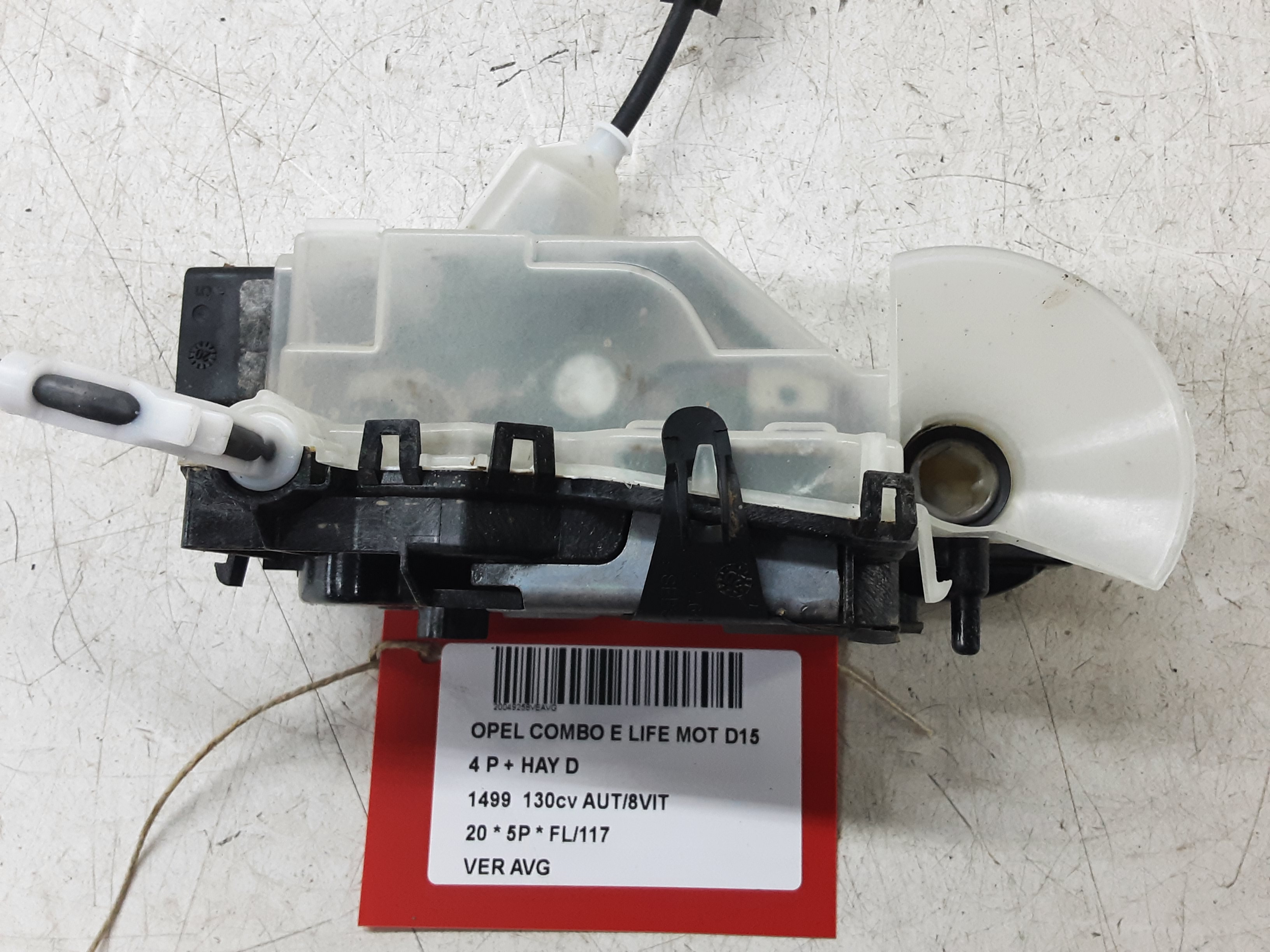 VERGRENDELING VOOR LINKS Opel COMBO 6/18+