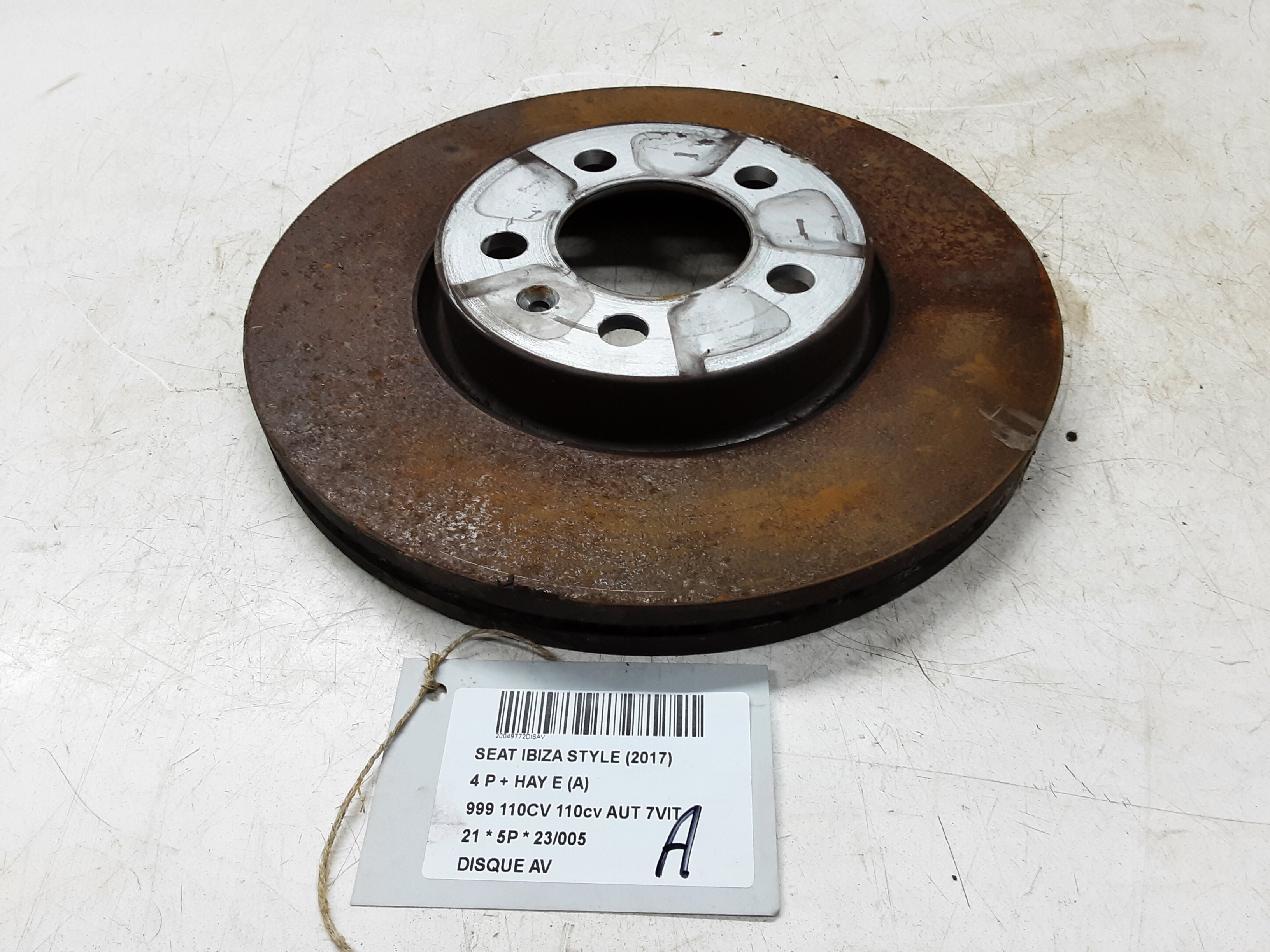 REMSCHIJF VOOR Seat IBIZA MK5 (6F/KJ1) 5/17 - 2021