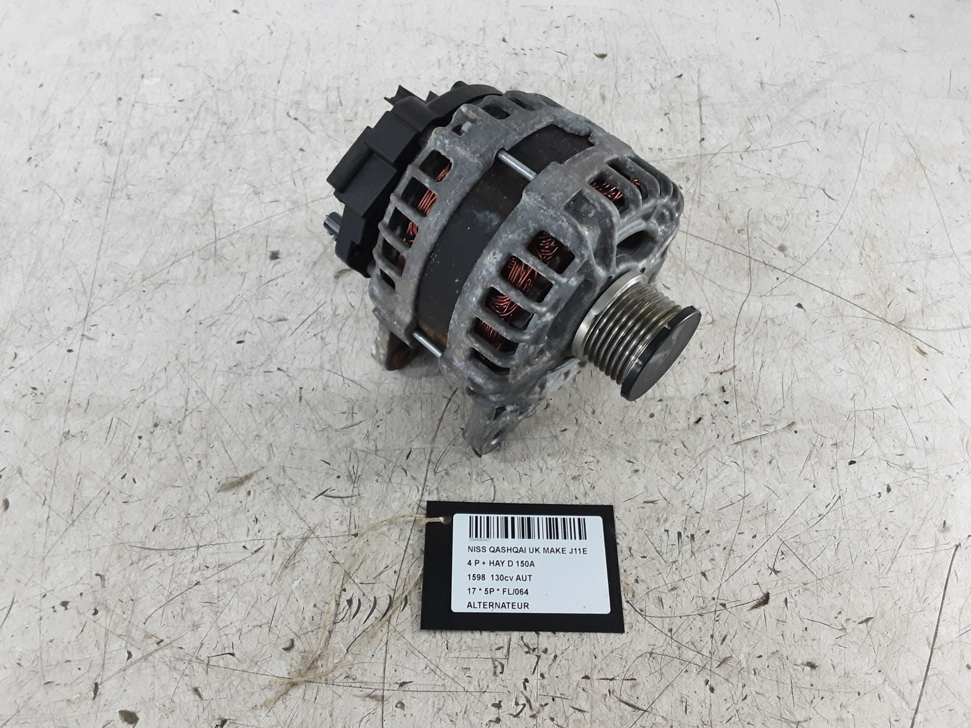 ALTERNATEUR Nissan QASHQAI 2/14 - 17 J11