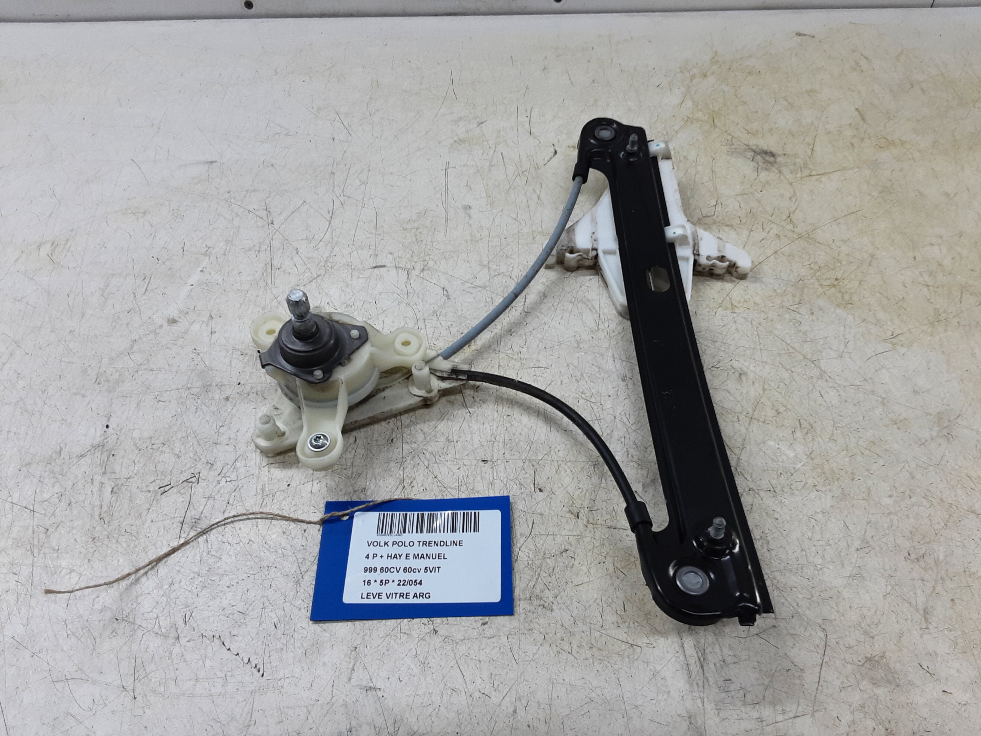 RUITMECHANISME ACHTER LINKS Vw POLO (6R) FaceLift 5/14 - 17