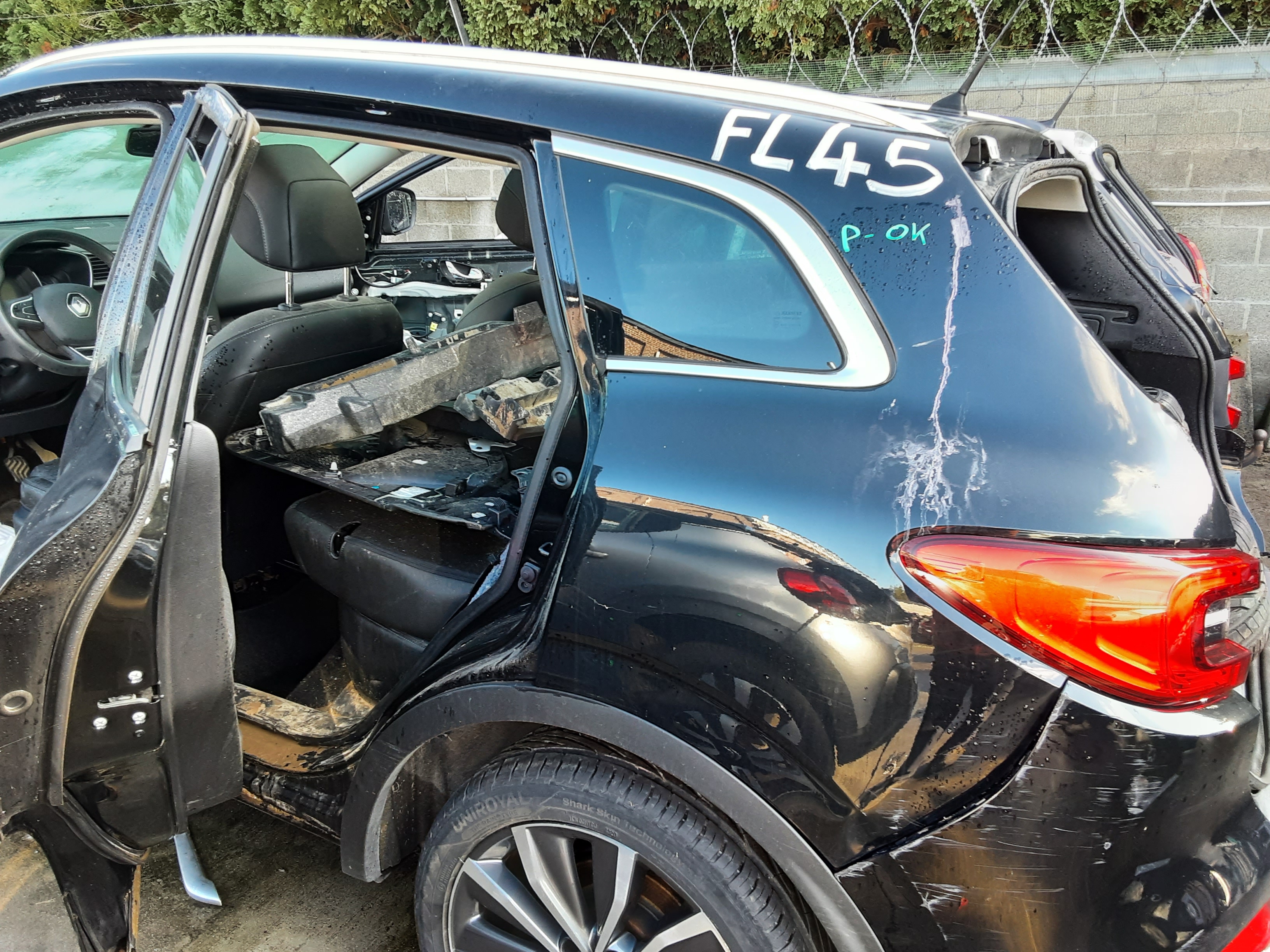 SPATBORD ACHTER LINKS Renault KADJAR 6/15+