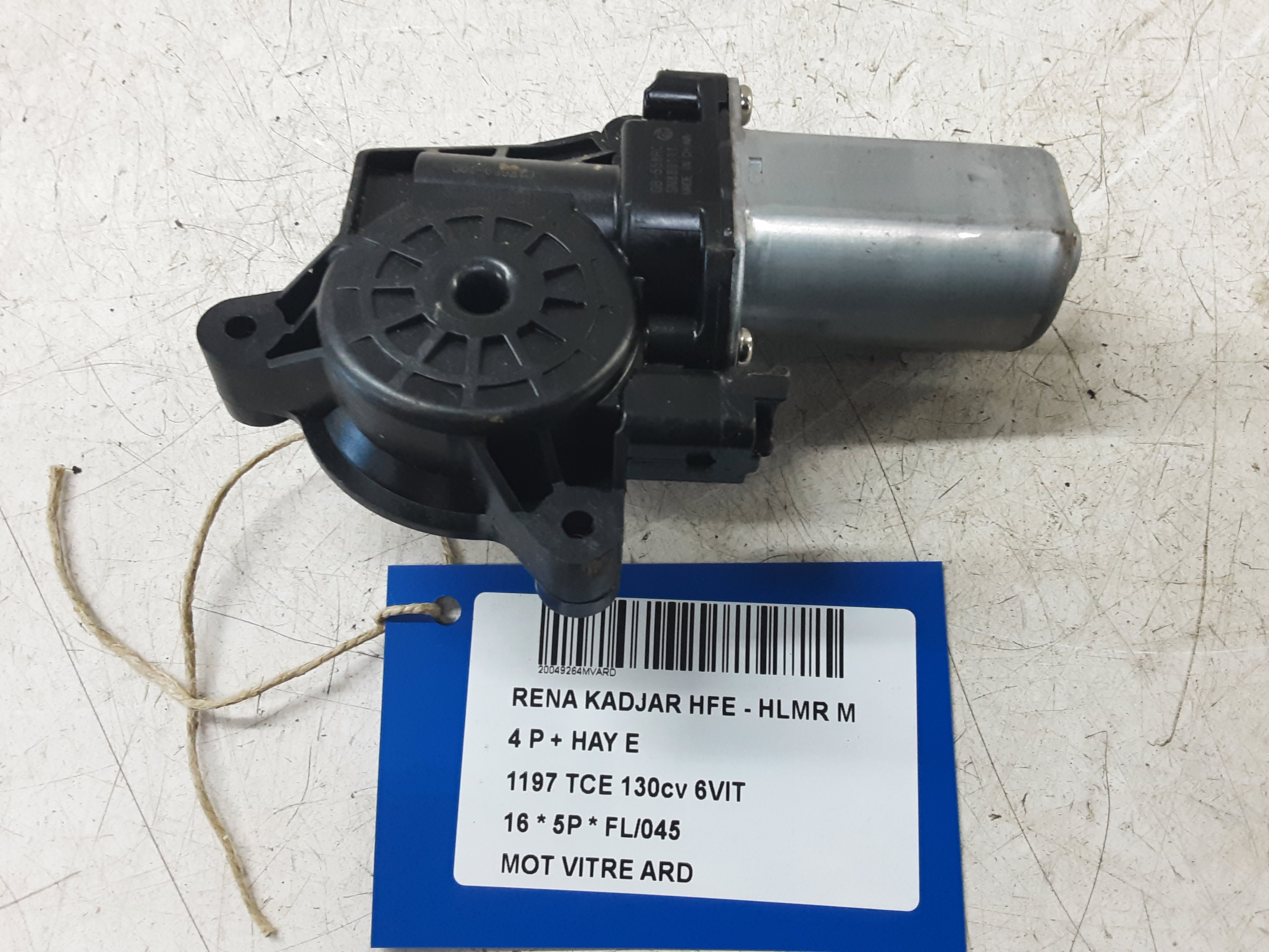 MOTOR RUITMECHANISME ACHTER RECHTS Renault KADJAR 6/15+