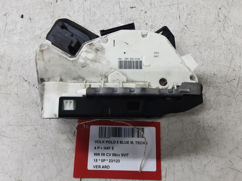 VERROUILLAGE DE PORTE ARRIERE DROITE Vw POLO (6R) FaceLift 5/14 - 17