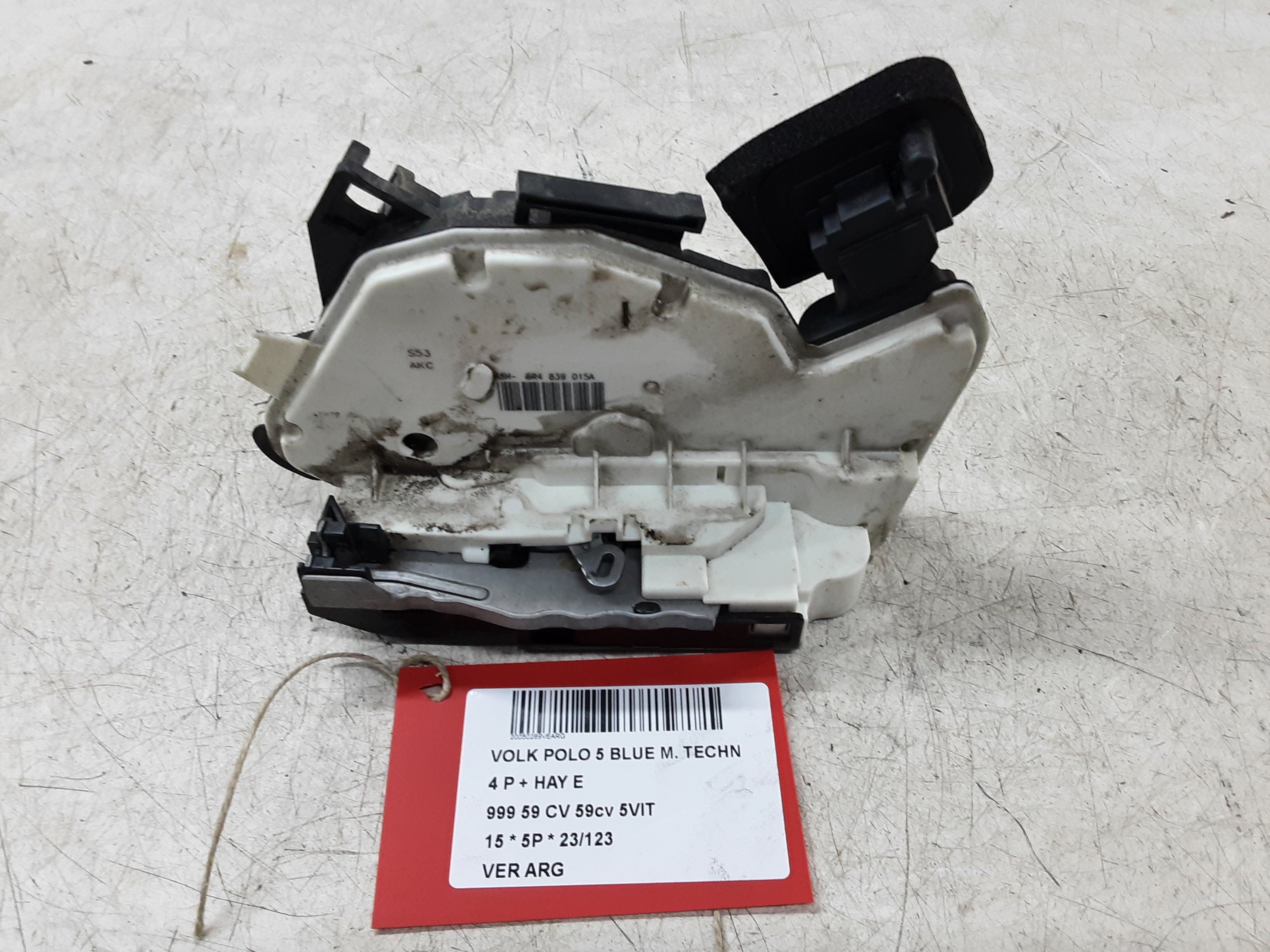 VERGRENDELING ACHTER LINKS Vw Polo