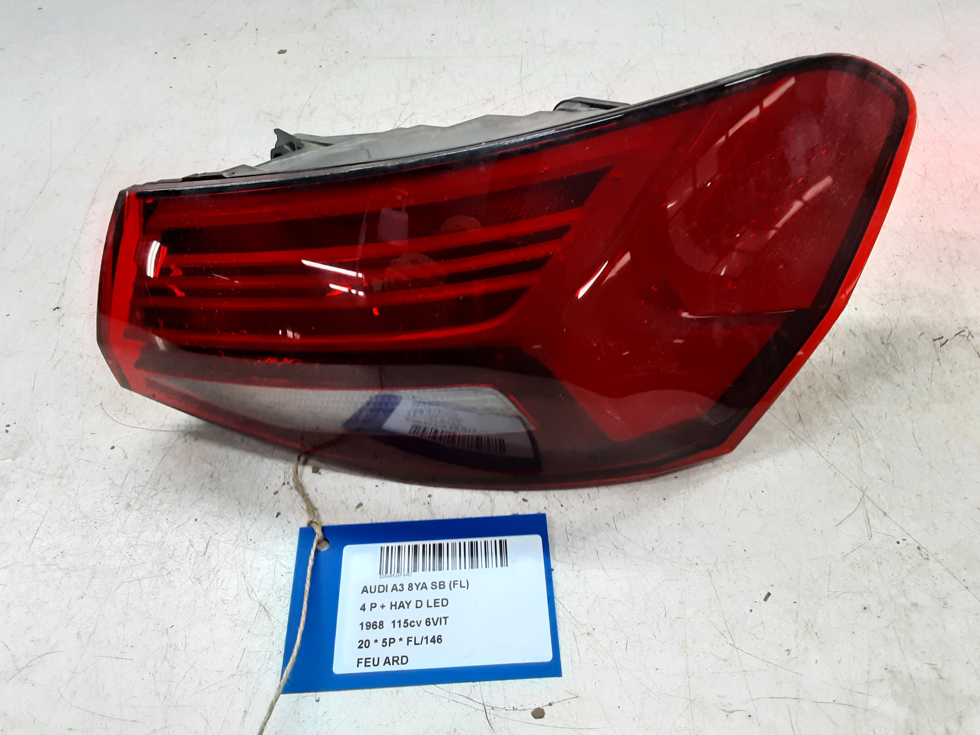 ACHTERLICHT RECHTS Audi A3 5D/20+