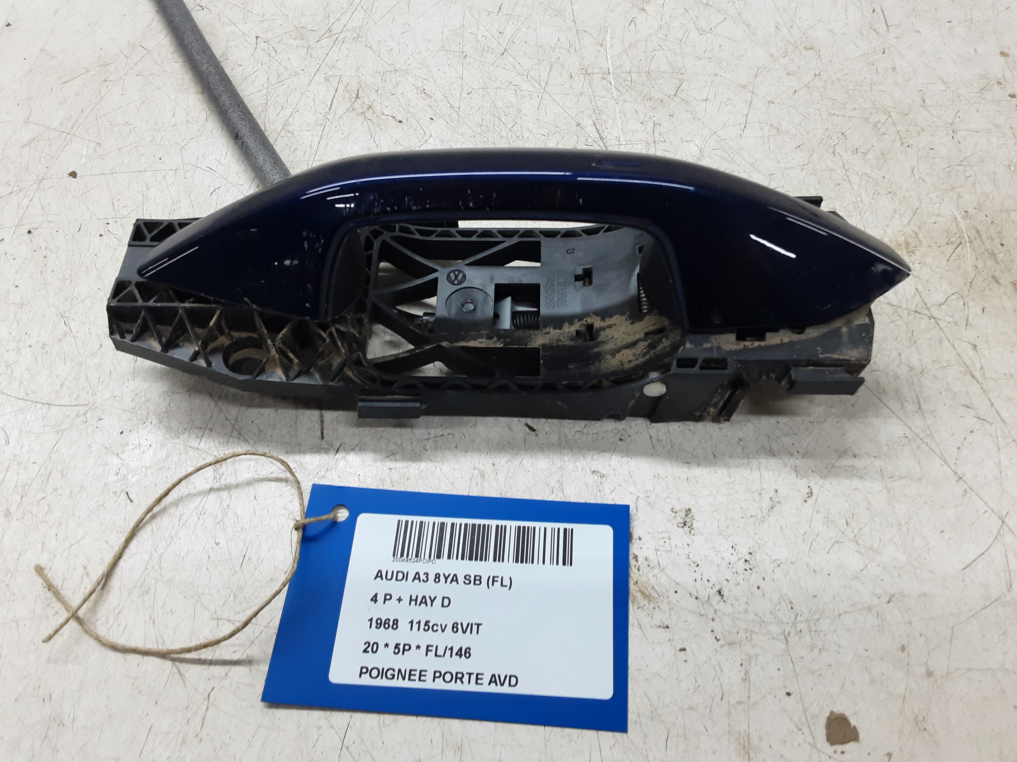 DEURGREEP VOOR RECHTS Audi A3 5D/20+