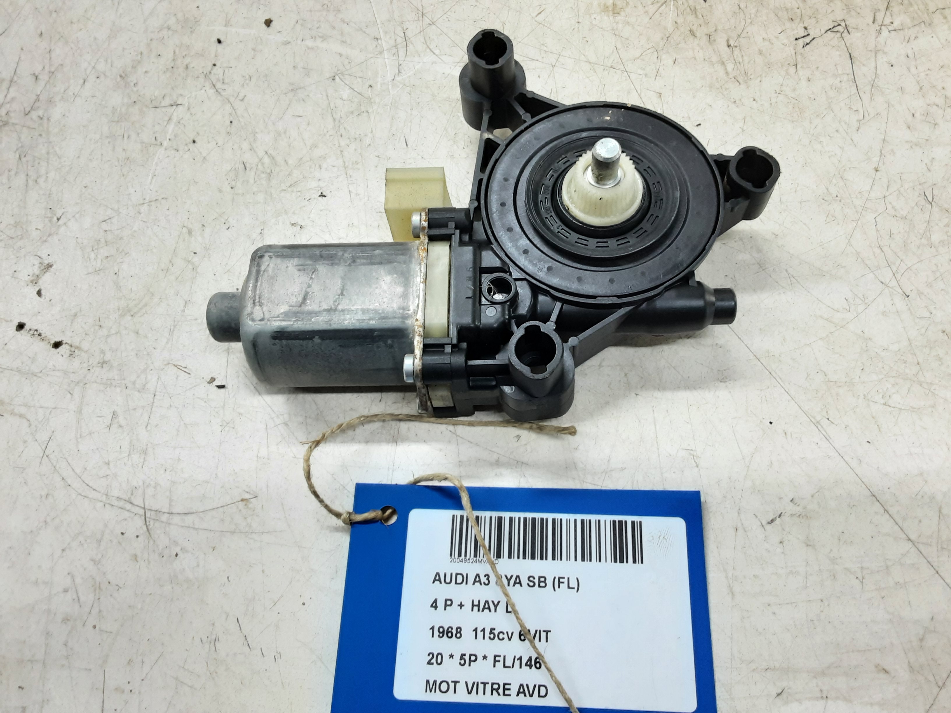 MOTOR RUITMECHANISME VOOR RECHTS Audi A3 5D/20+