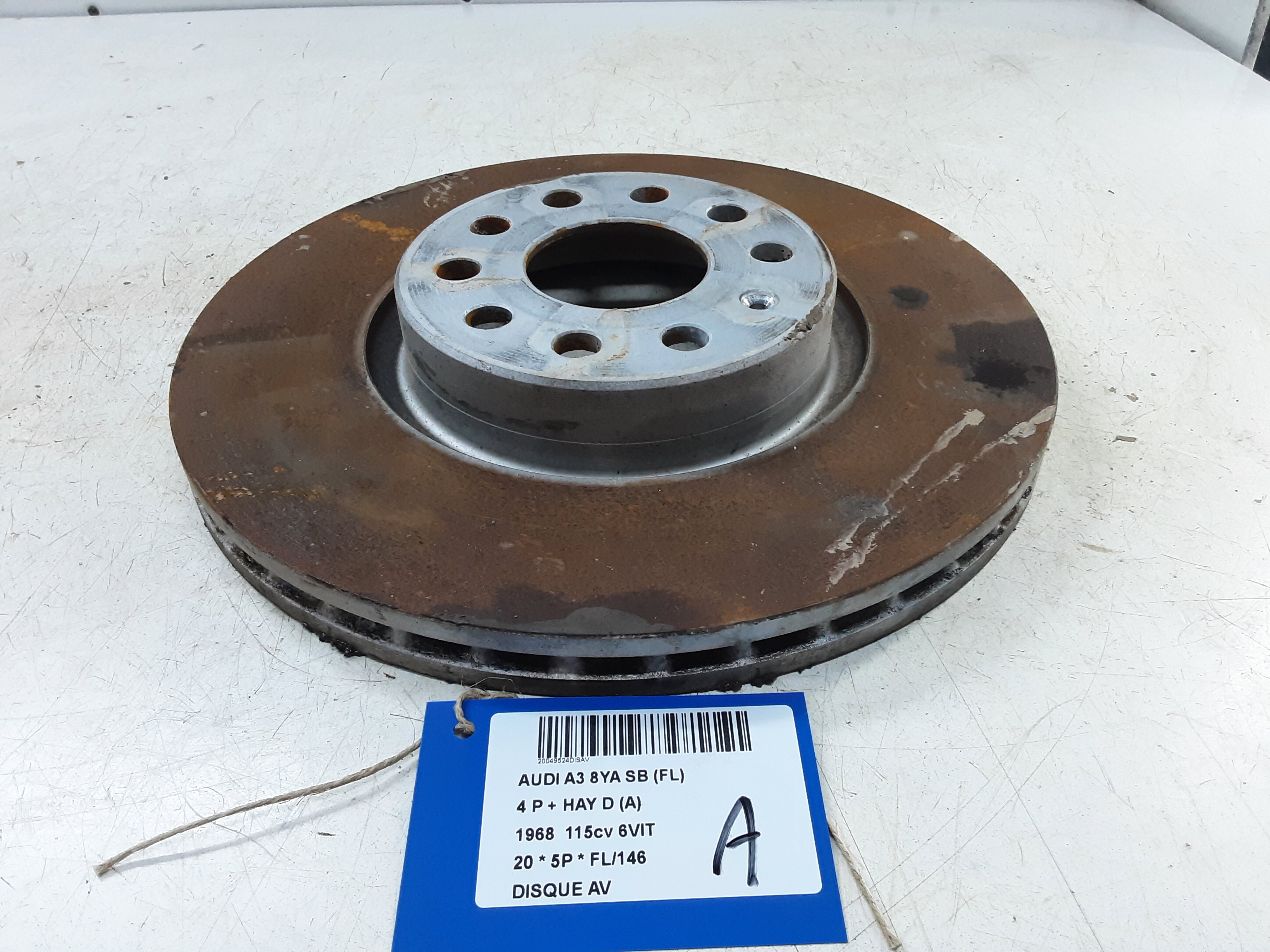REMSCHIJF VOOR Audi A3 5D/20+
