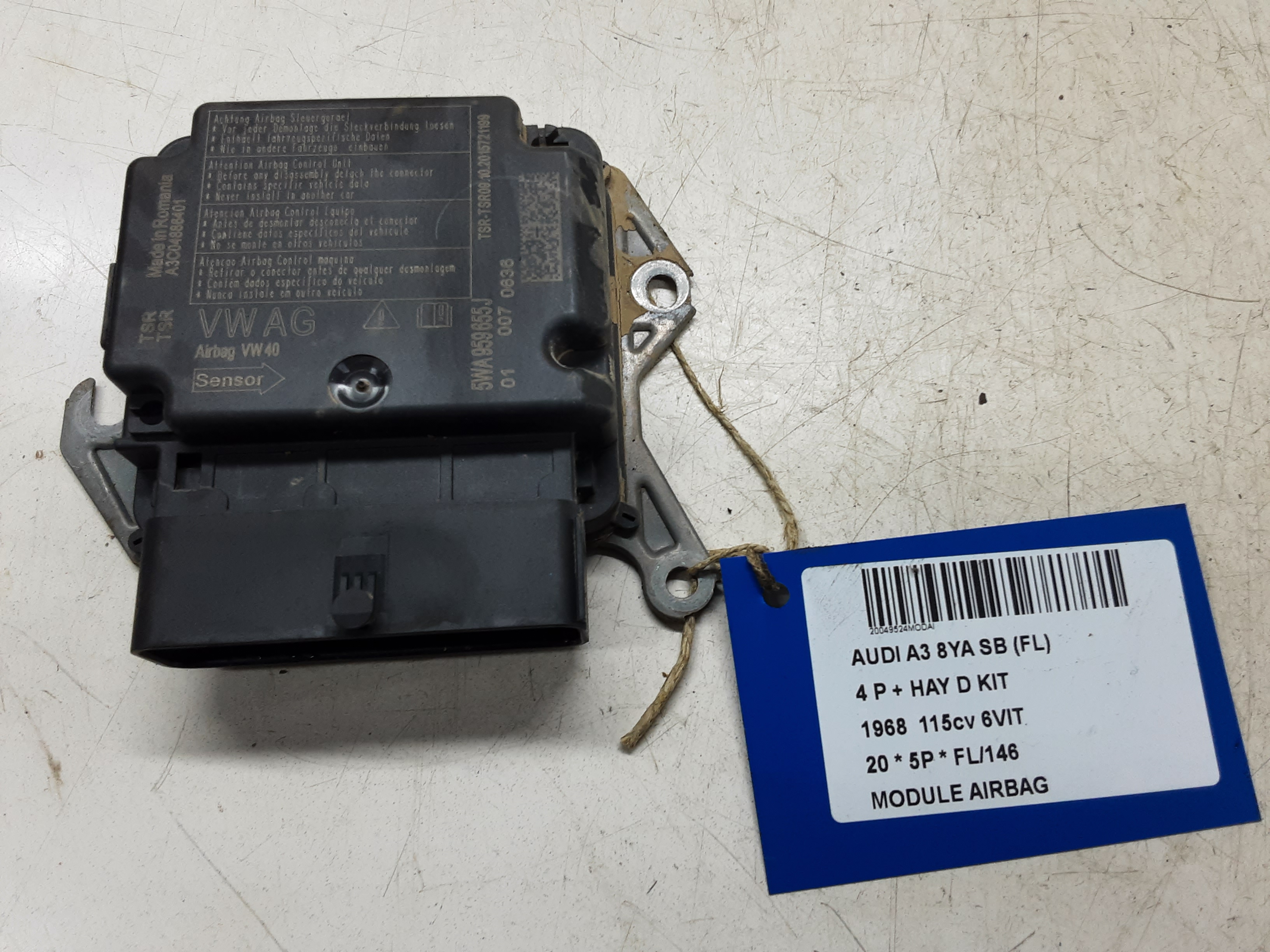 AIRBAG MODULE Audi A3 5D/20+