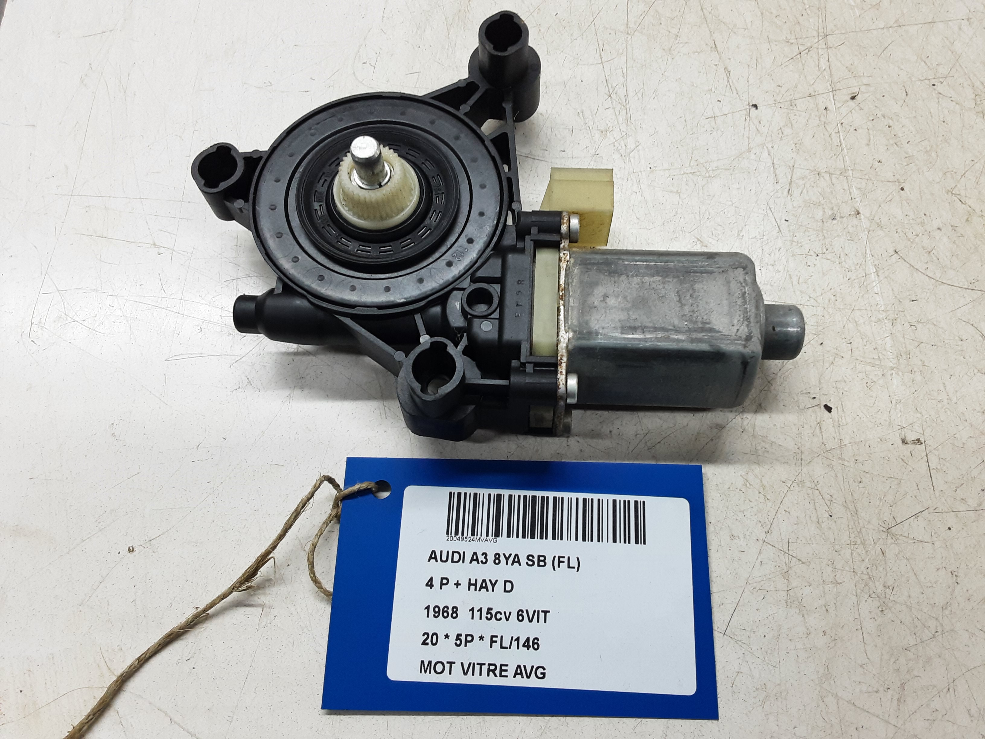 MOTOR RUITMECHANISME VOOR LINKS Audi A3 5D/20+