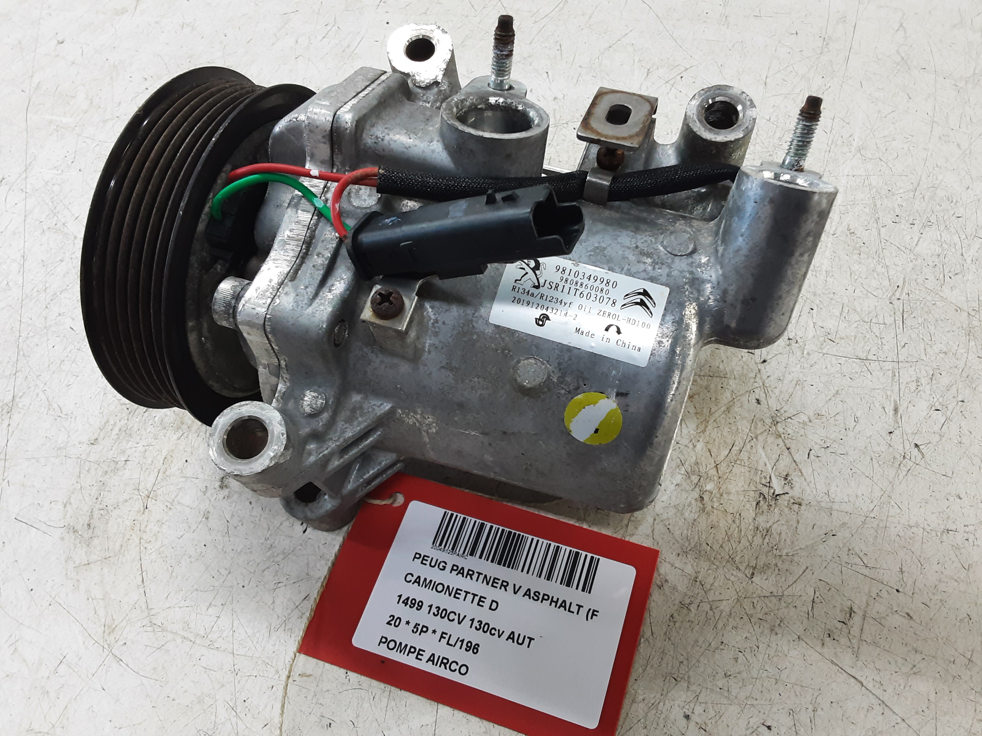 AIRCO POMP Peugeot PARTNER 9/18+