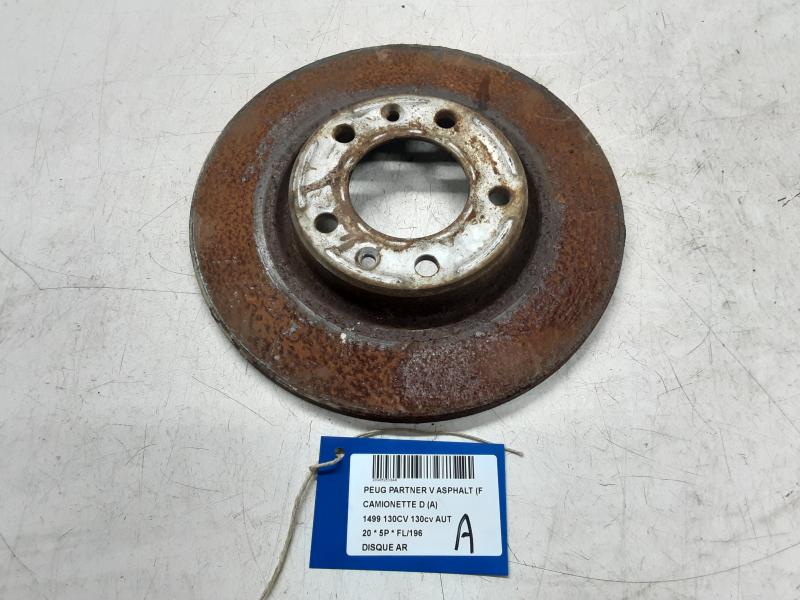REAR BRAKE DISC Peugeot PARTNER 9/18+