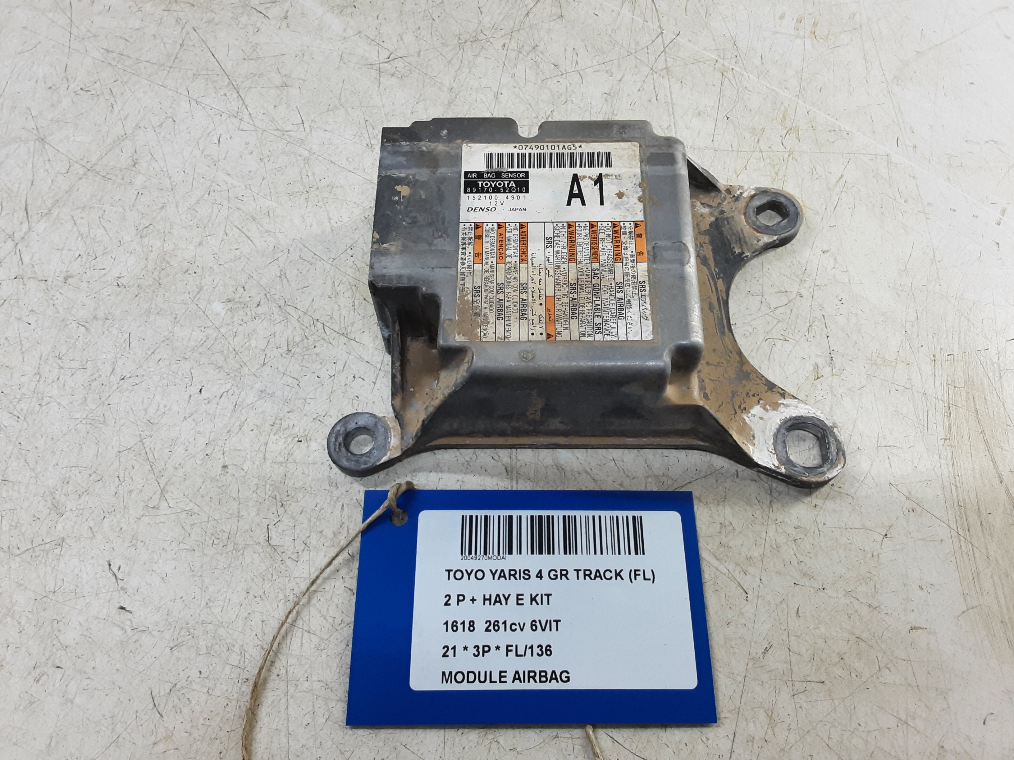 MODULE D&#039;AIRBAG Toyota YARIS (6) 2/20+