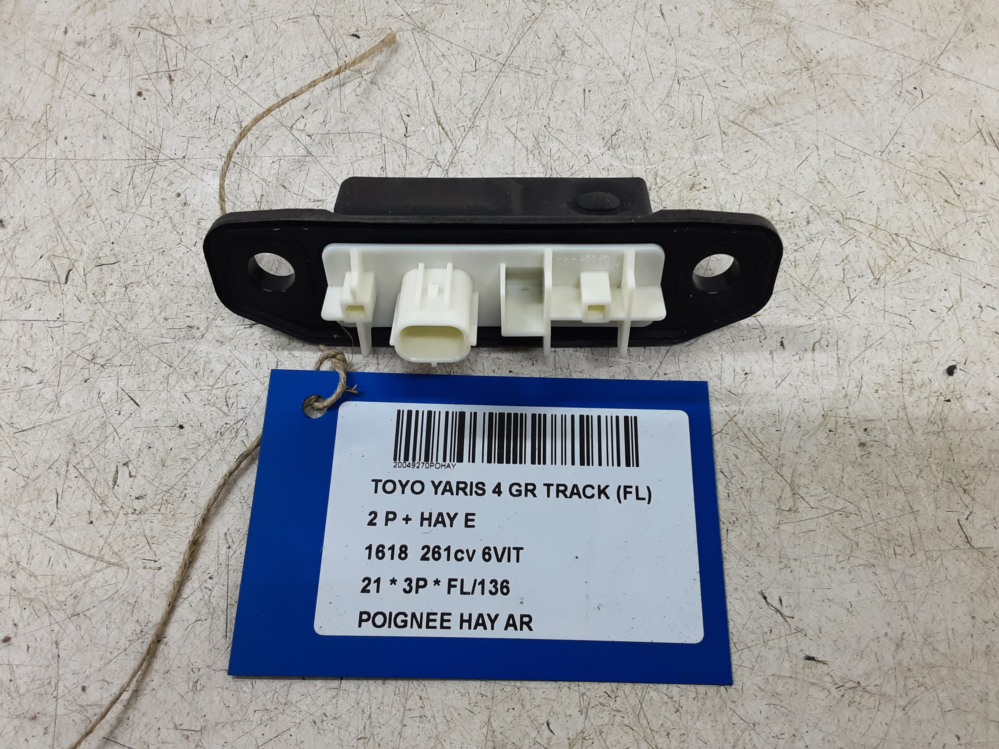 DEURGREEP ACHTERKLEP Toyota YARIS (6) 2/20+