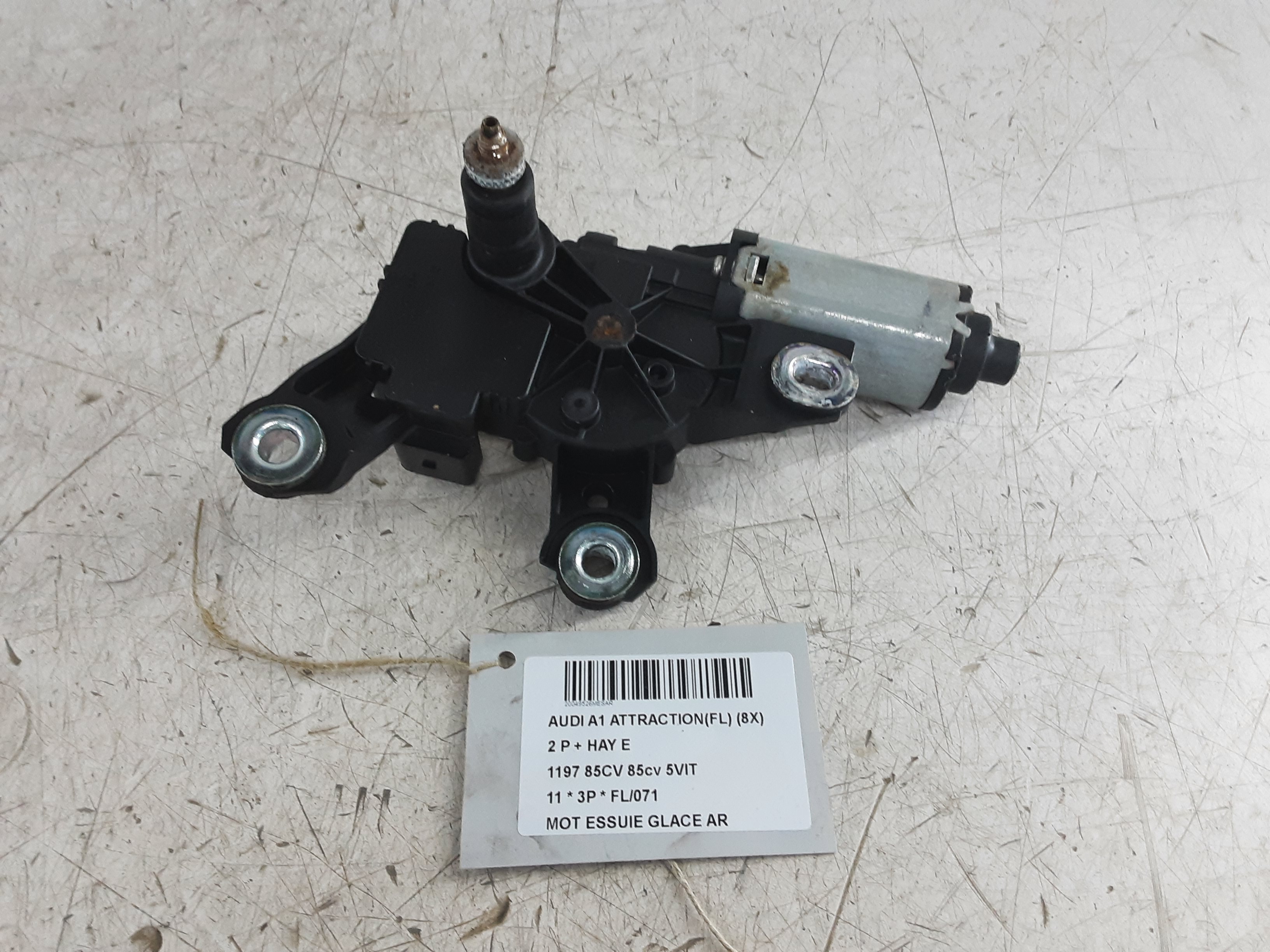 RUITENWISSERMOTOR ACHTER Audi A1 10-14
