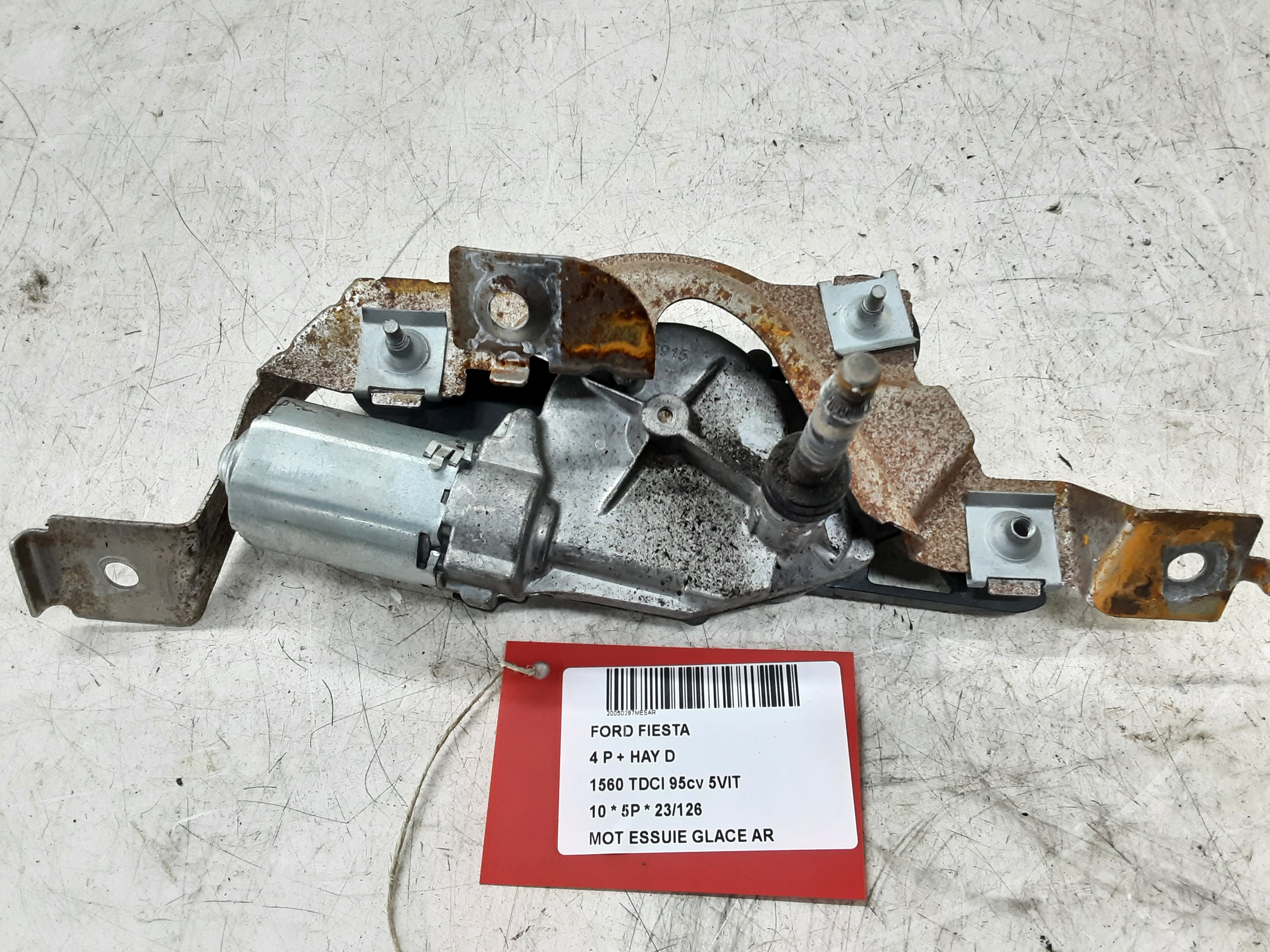 RUITENWISSERMOTOR ACHTER Ford FIESTA 11/08 - 13