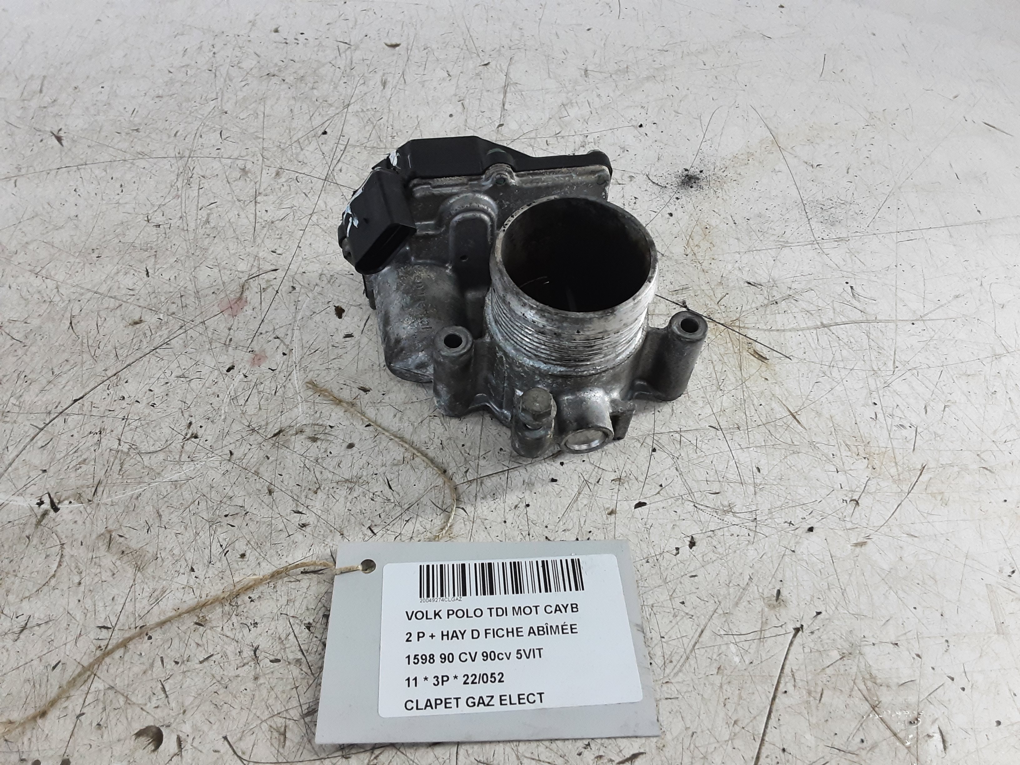 GASKLEP ELEKTRISCH Vw POLO (6R) 6/09 - 4/14