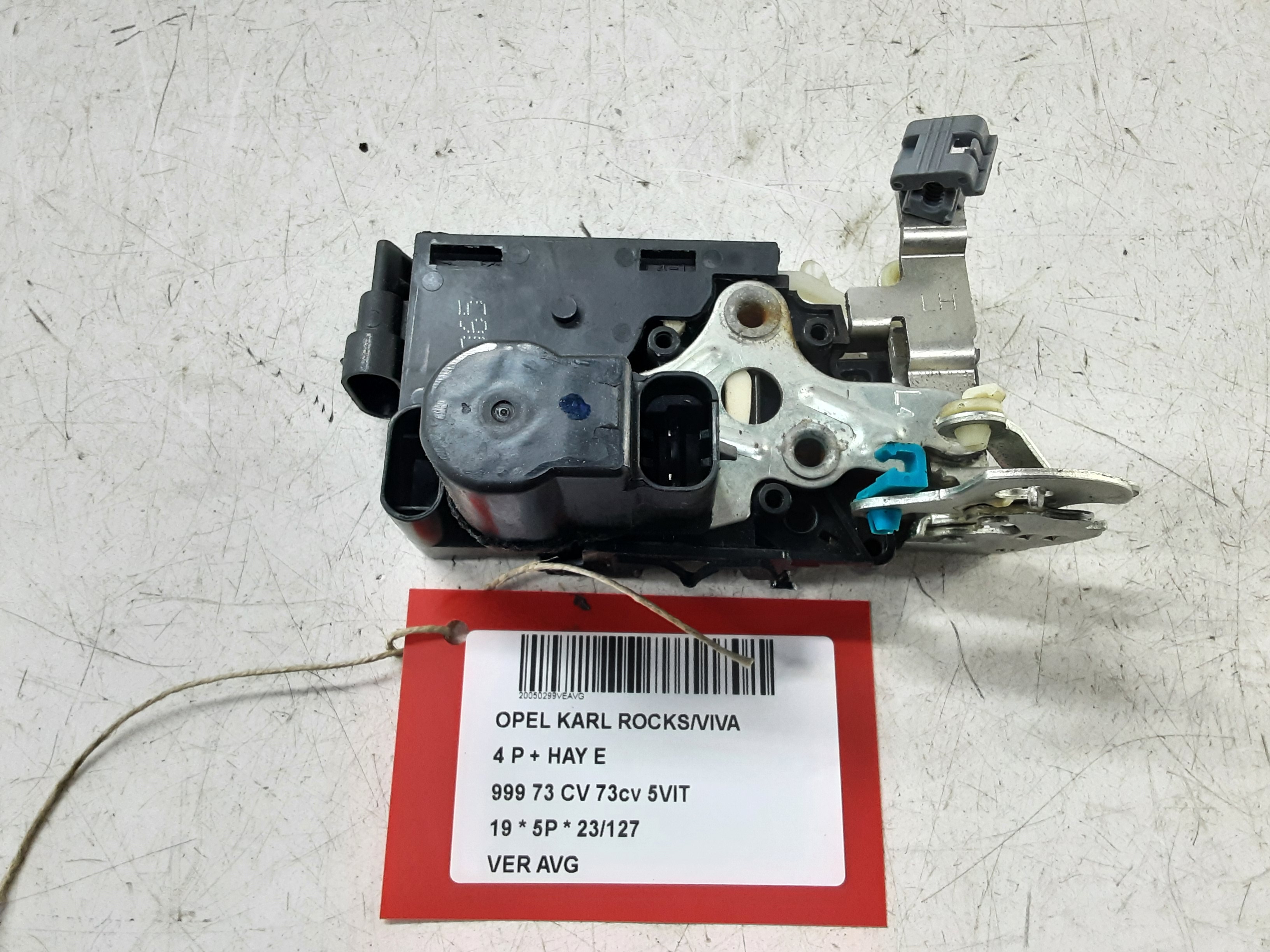 VERGRENDELING VOOR LINKS Opel KARL 6/15+