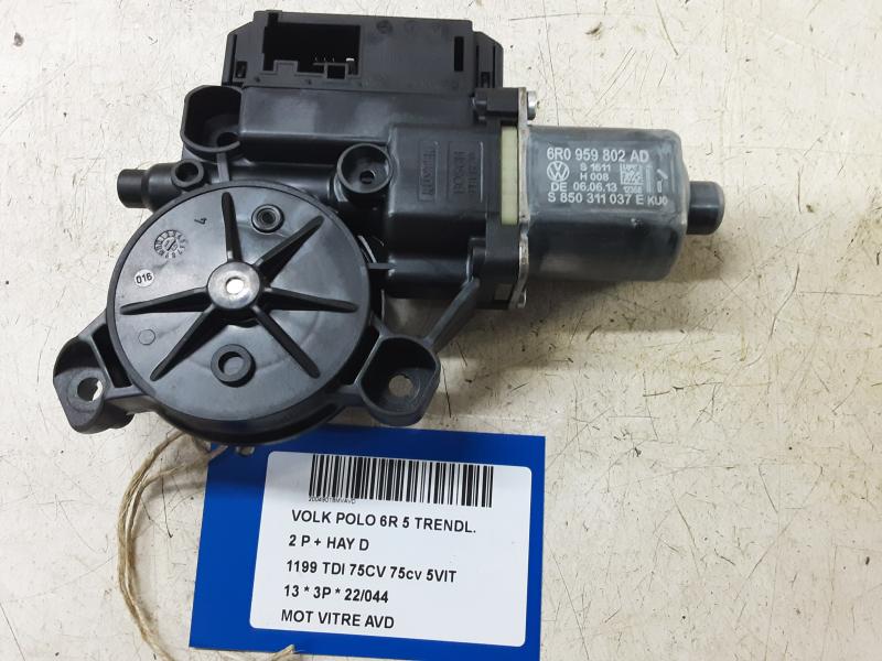MOTOR RUITMECHANISME VOOR RECHTS Vw POLO (6R) 6/09 - 4/14