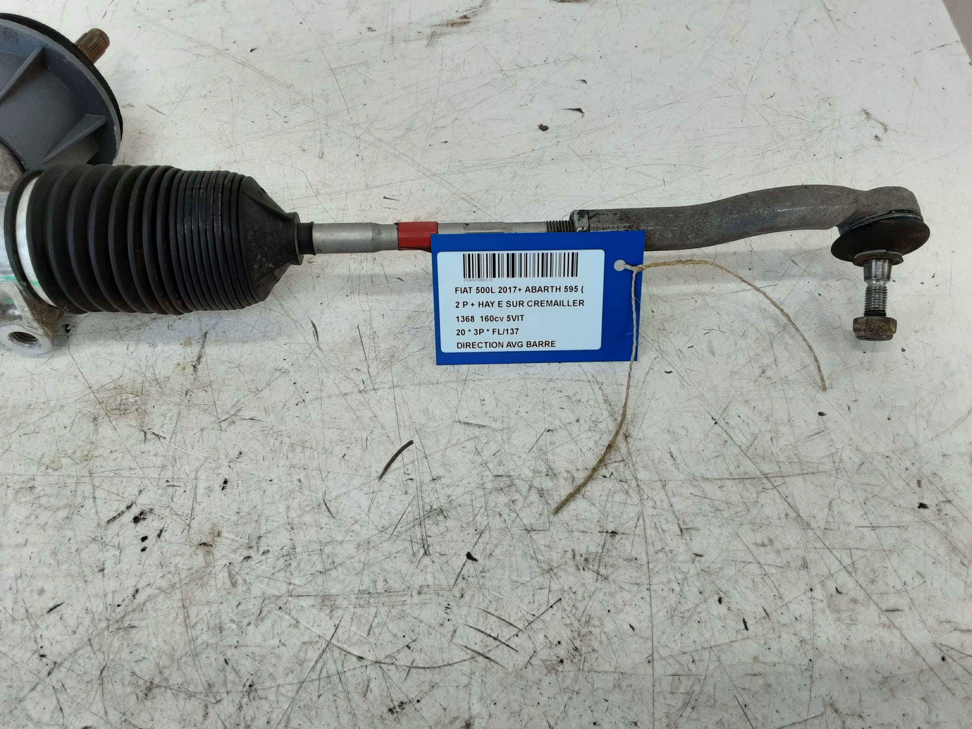 SPOORSTANG RECHTS VOOR Fiat 500 7/15+
