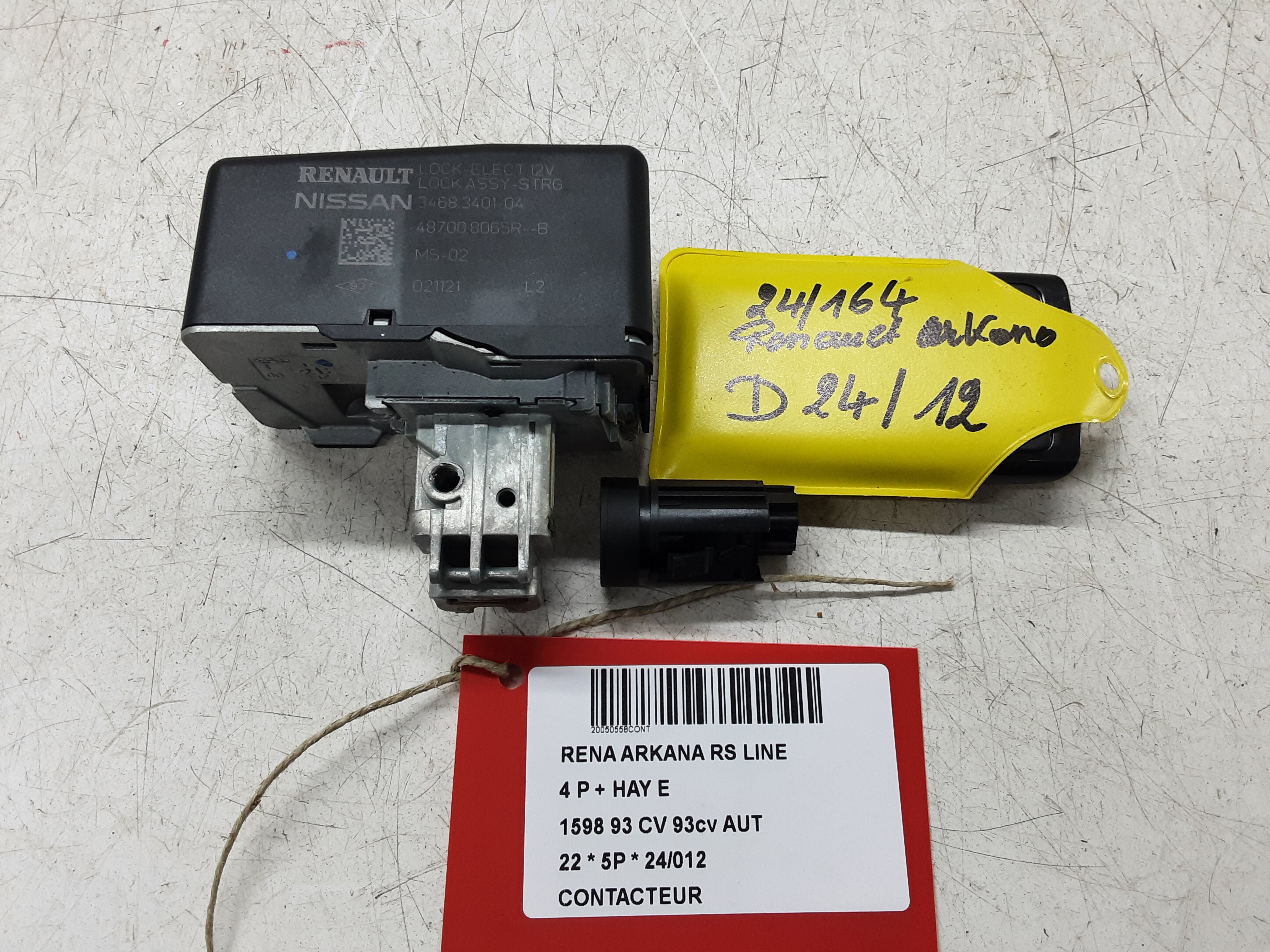 CONTACTSLOT Renault ARKANA 3/21 +