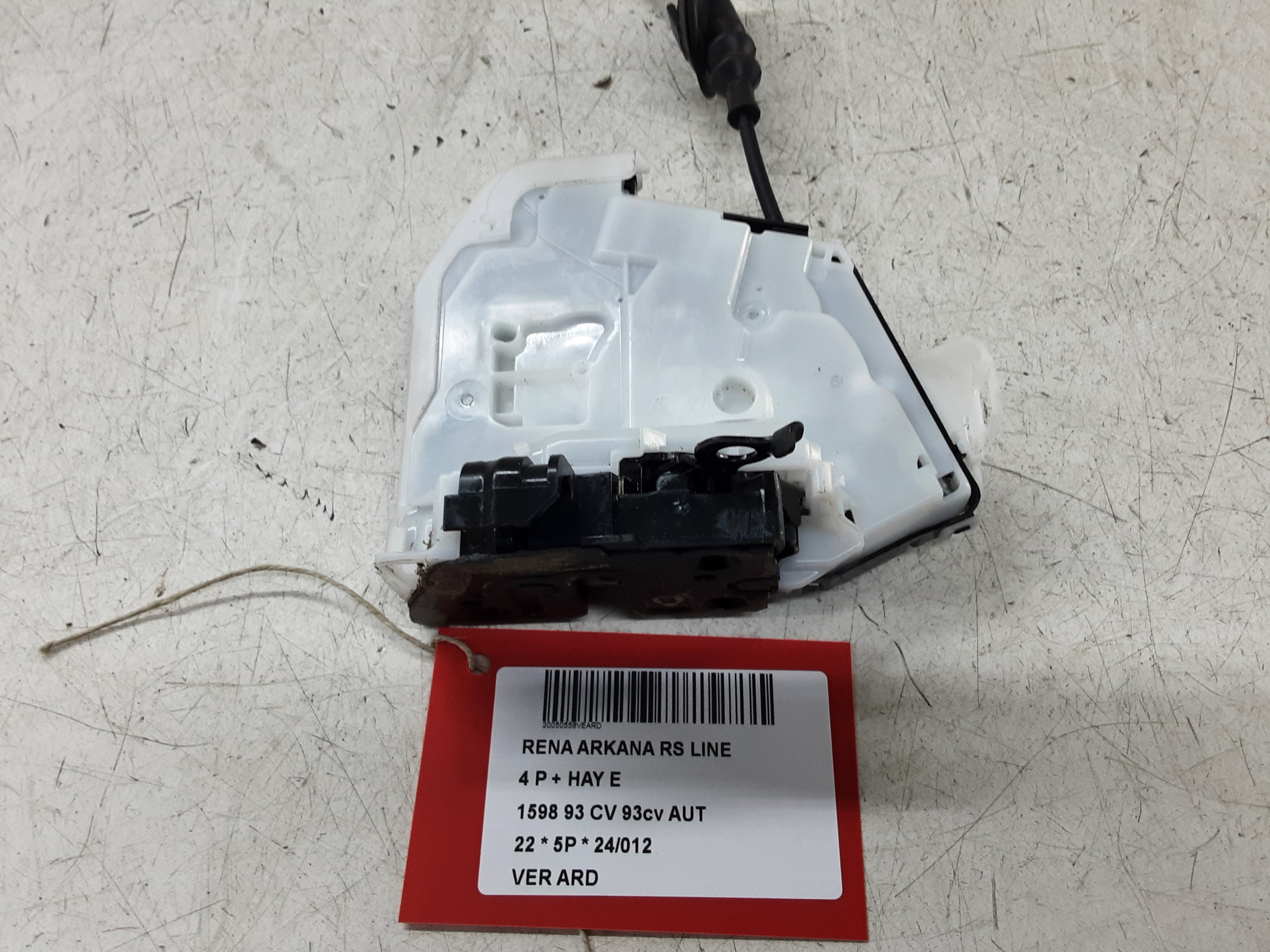 VERGRENDELING ACHTER RECHTS Renault ARKANA 3/21 +