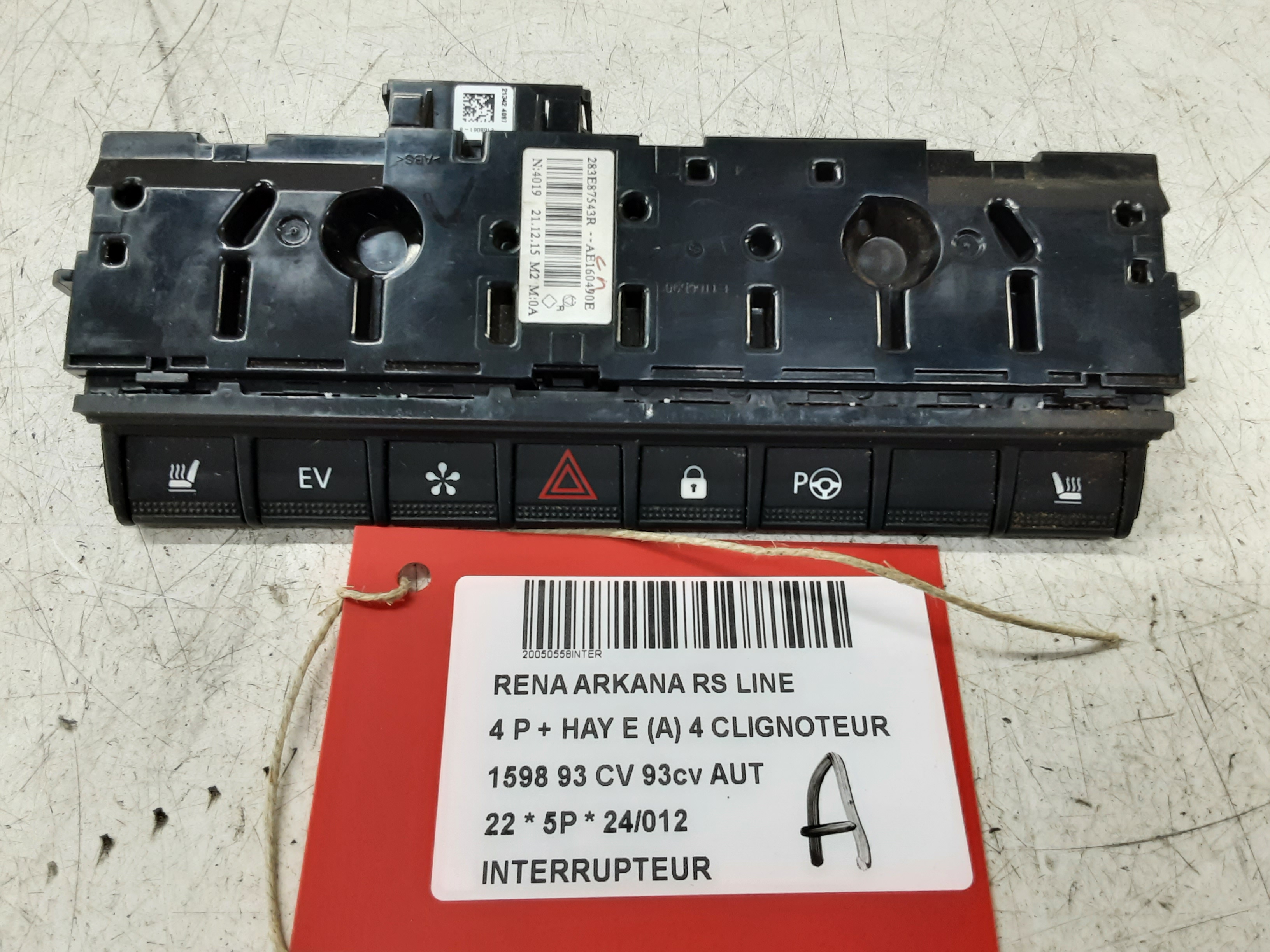 SCHAKELAAR Renault ARKANA 3/21 +