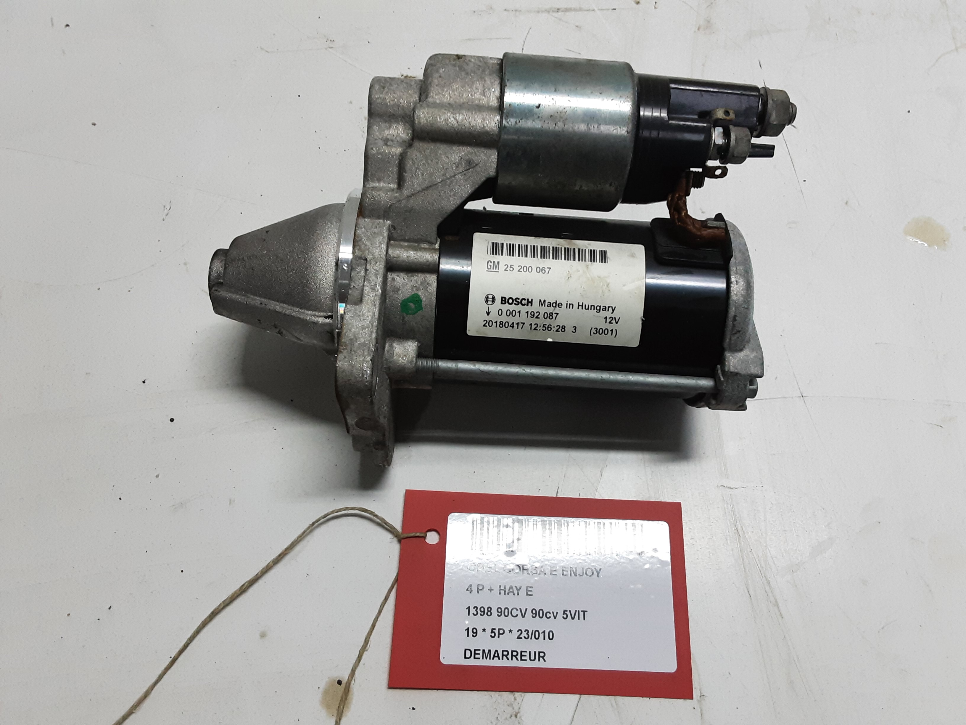 STARTMOTOR Opel CORSA E 10/14-  19