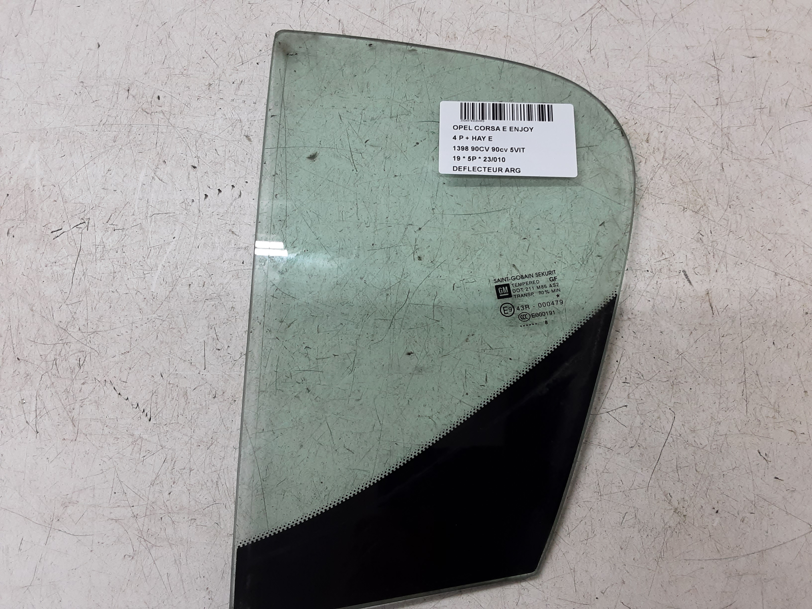 ZIJRUIT ACHTER LINKS Opel CORSA E 10/14-  19