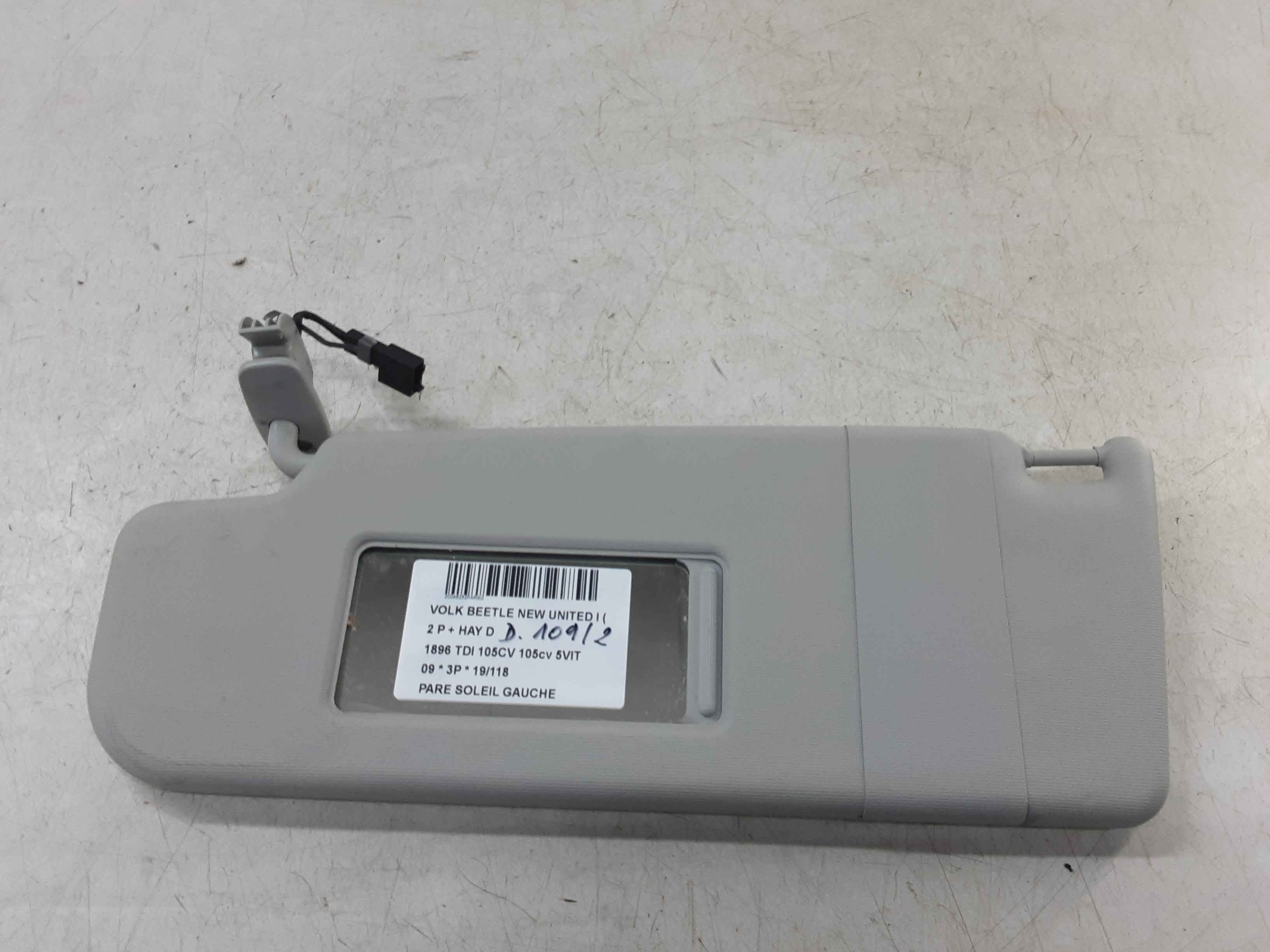 ZONNEKLEP LINKS Vw Beetle