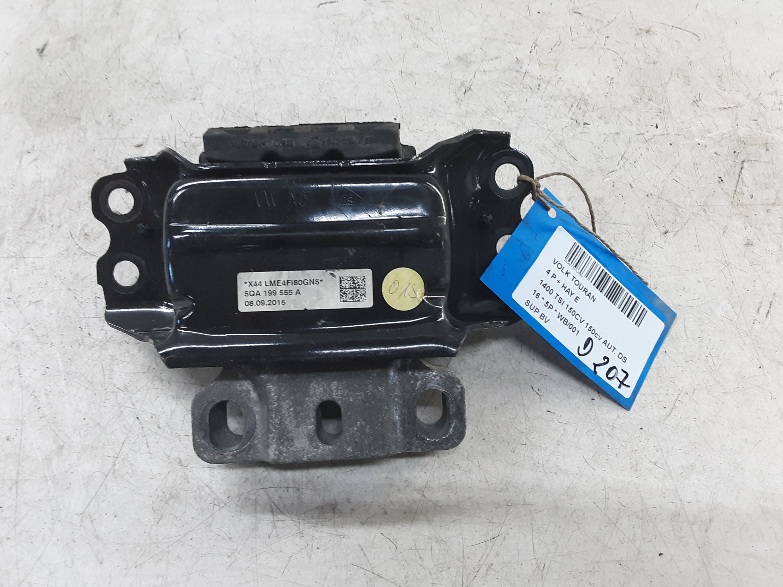 VERSNELLINGSBAKSTEUN Vw TOURAN 09/15+
