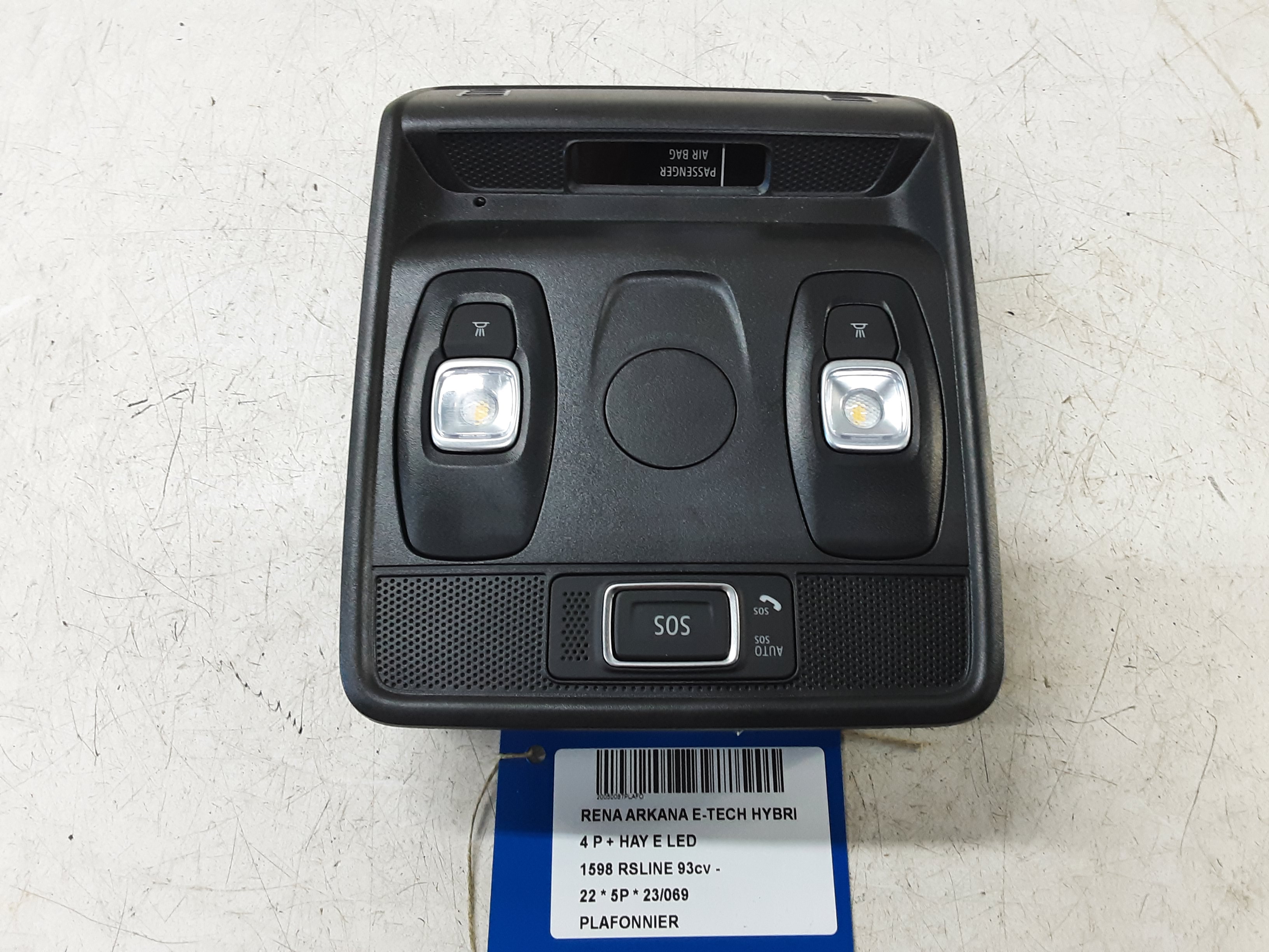 BINNENVERLICHTING Renault ARKANA 3/21 +