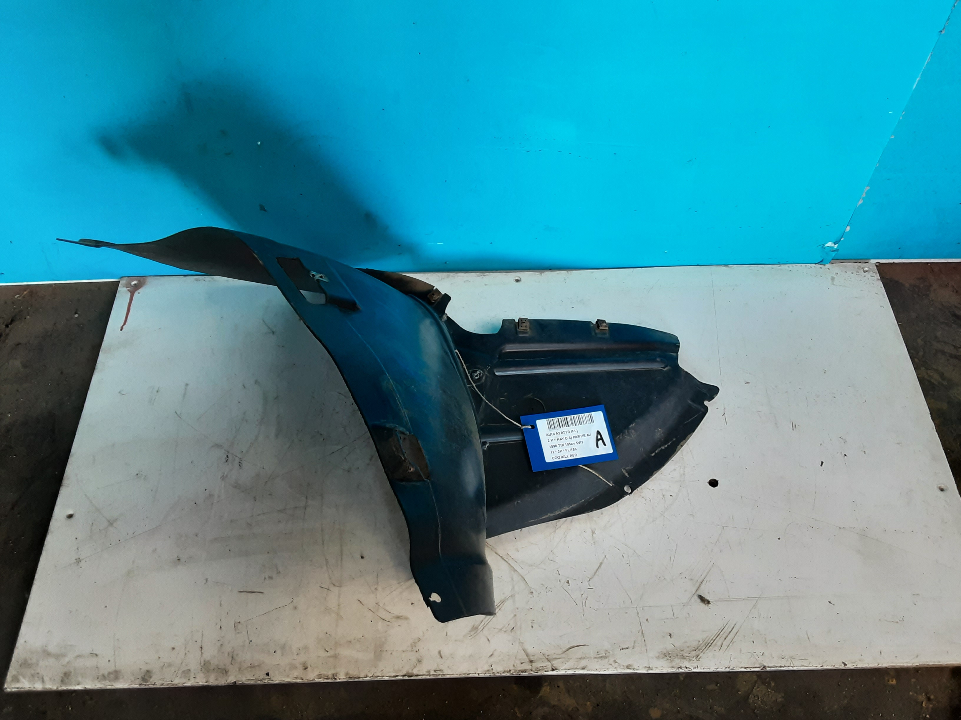 INNER FENDER RIGHT FRONT Audi A3 8/08 - 12 INNER FENDER RIGHT FRONT Audi A3 8/08 - 12