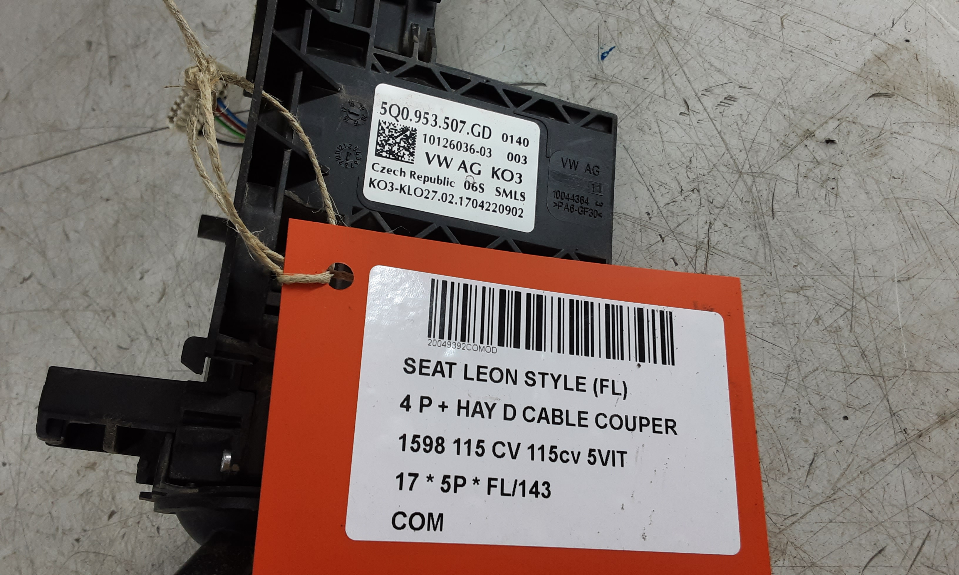 SCHAKELAAR Seat LEON (3) (5F) FaceLift 1/17 - 5/20