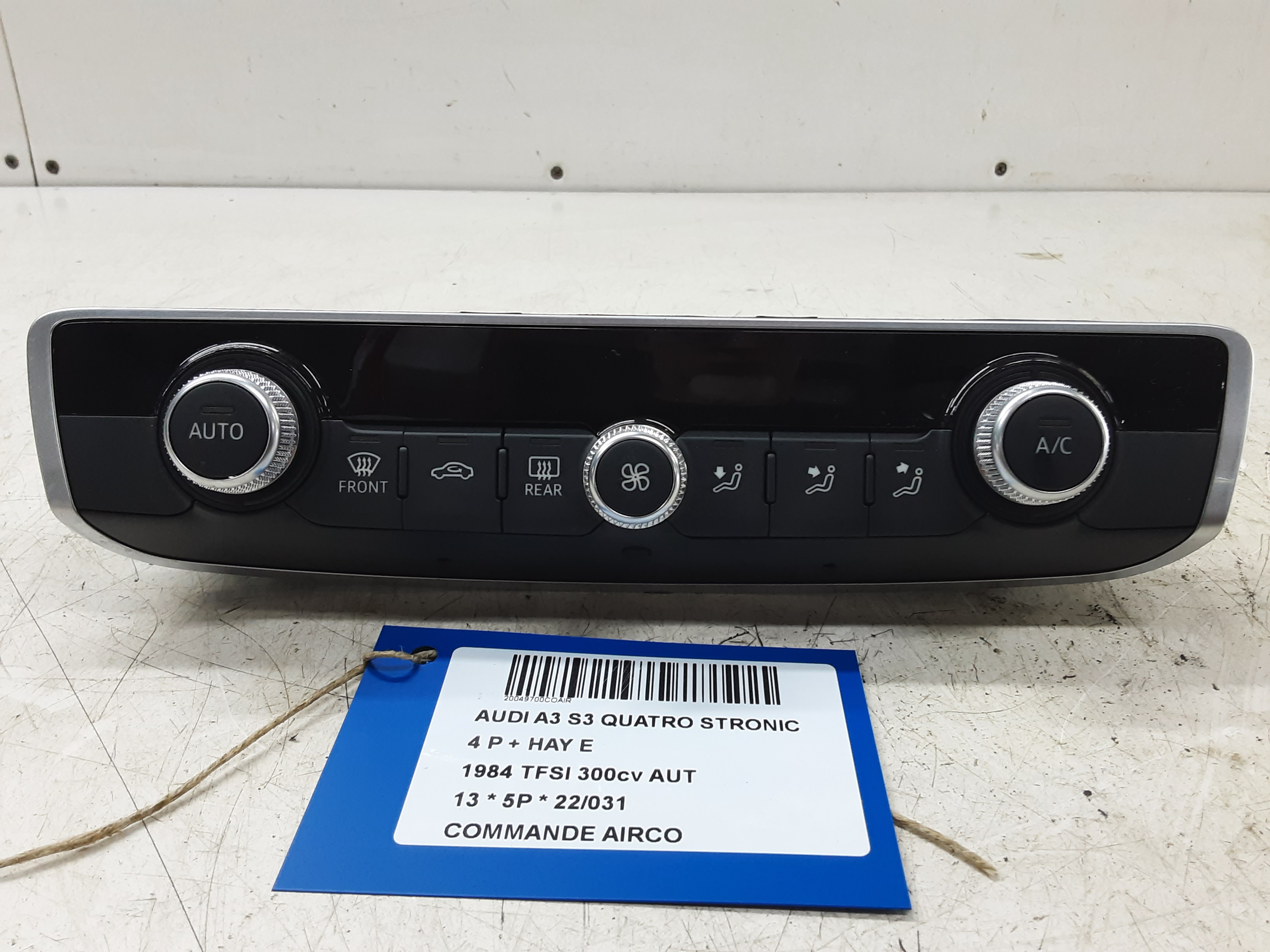 BEDIENINGSPANEEL AIRCO Audi A3 3,5D 9/12 - 16