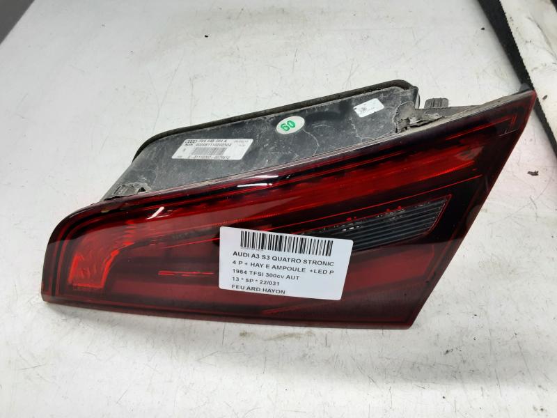 FEU ARRIERE DROIT DE HAYON Audi A3 3,5D 9/12 - 16