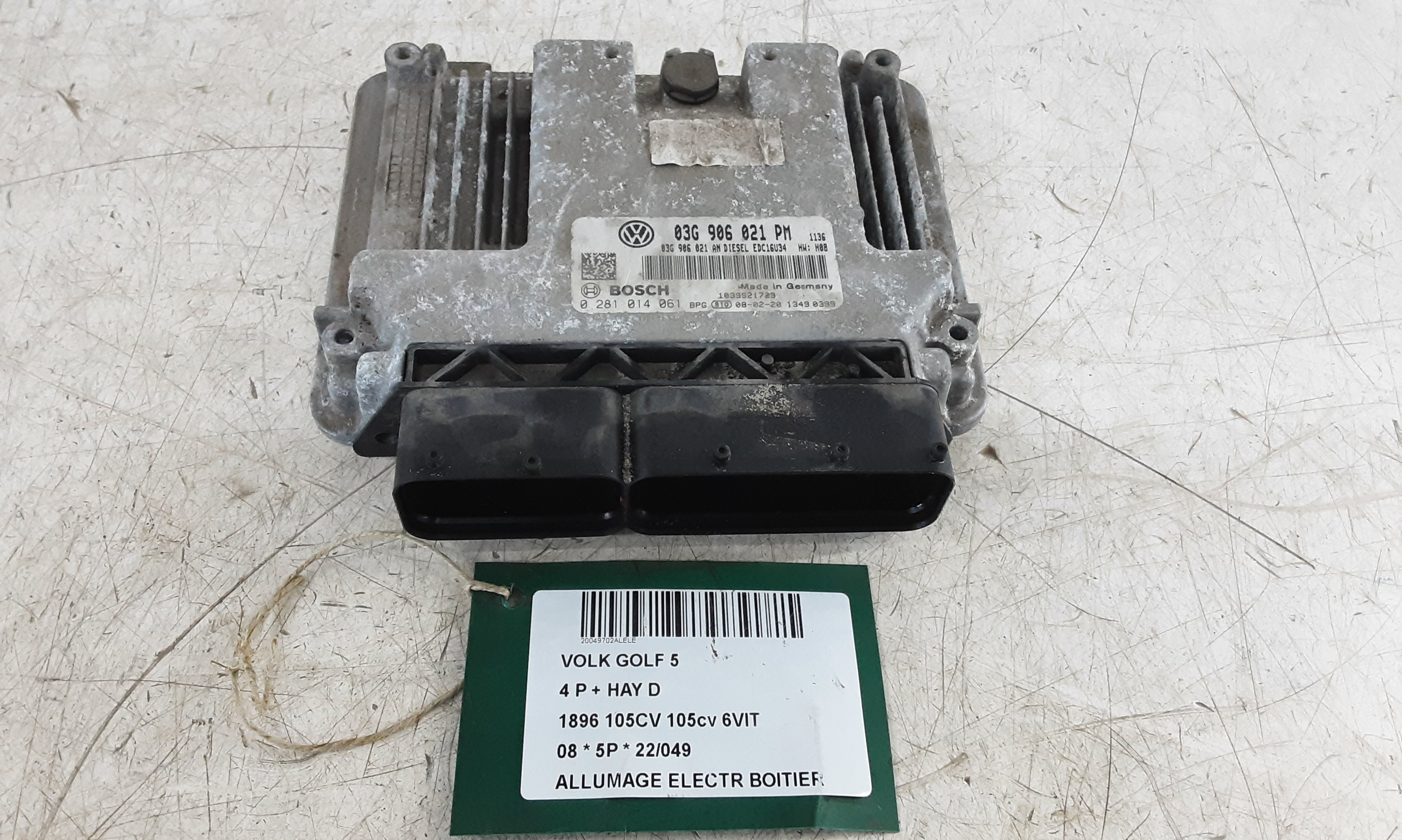 ONTSTEKINGSMODULE Vw GOLF V 11/03 - 08