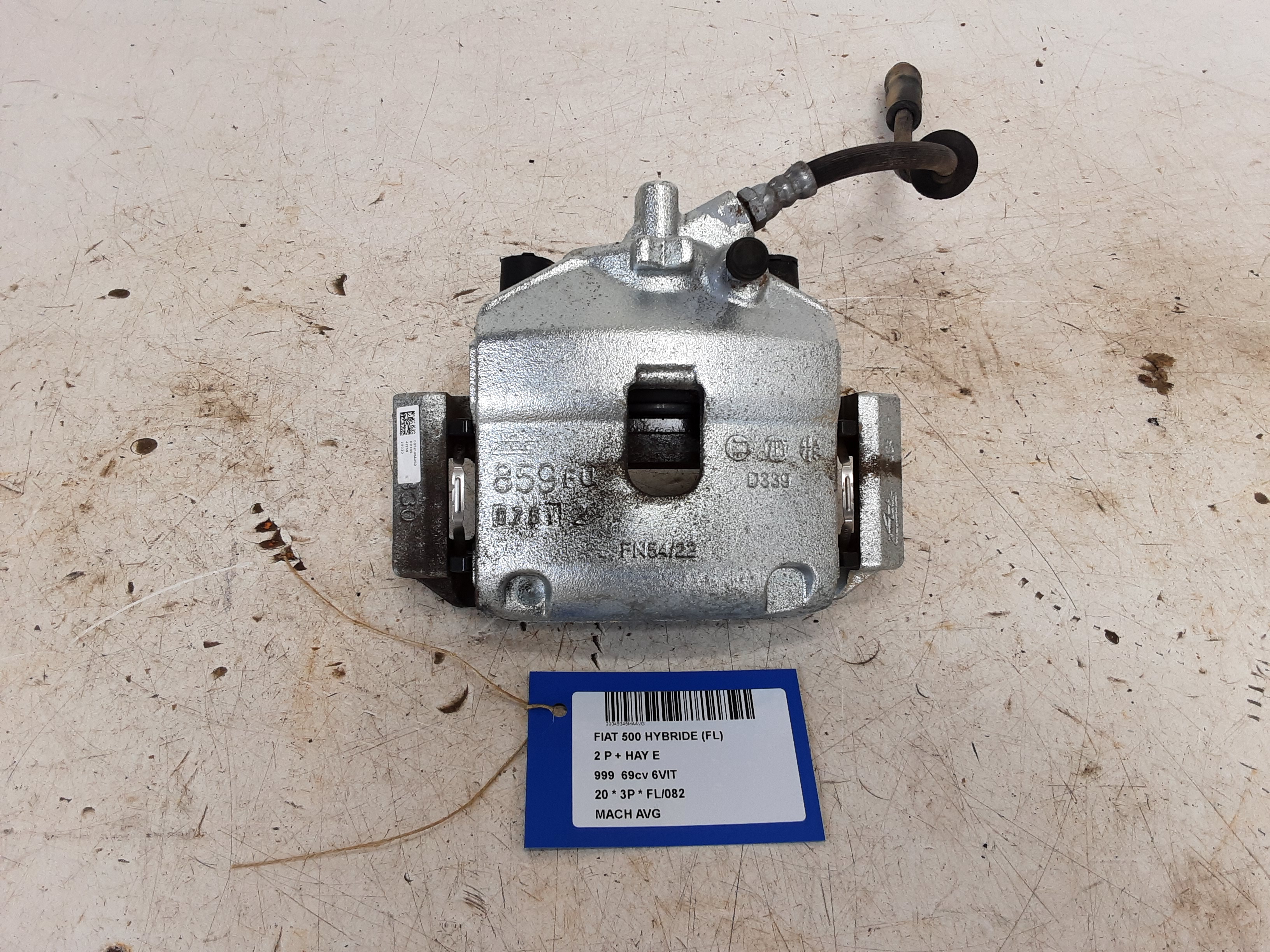 MACHOIRE AVANT GAUCHE Fiat 500 7/15+