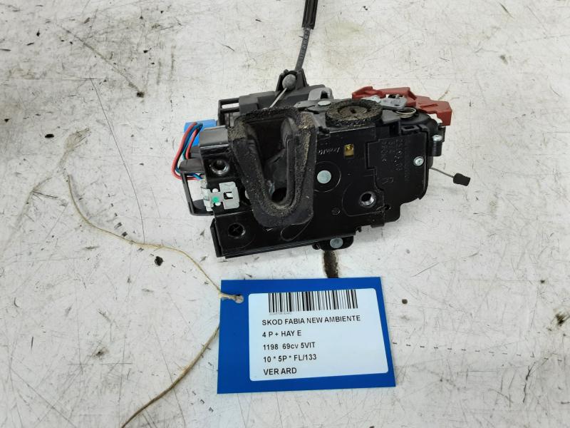 VERGRENDELING ACHTER RECHTS Skoda FABIA (5J) 07 - 03/10