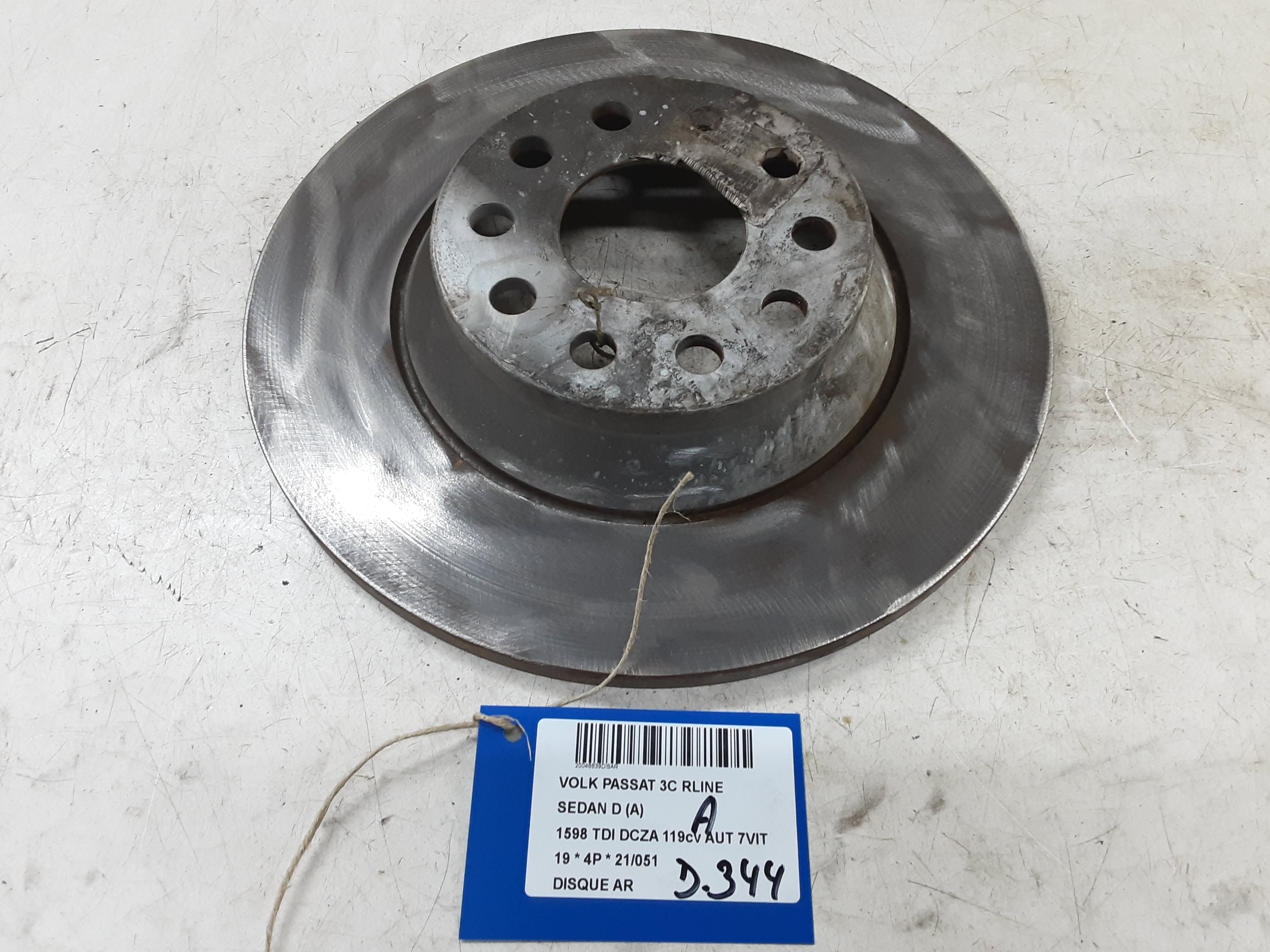 REMSCHIJF ACHTER Vw PASSAT 11/14 - 19