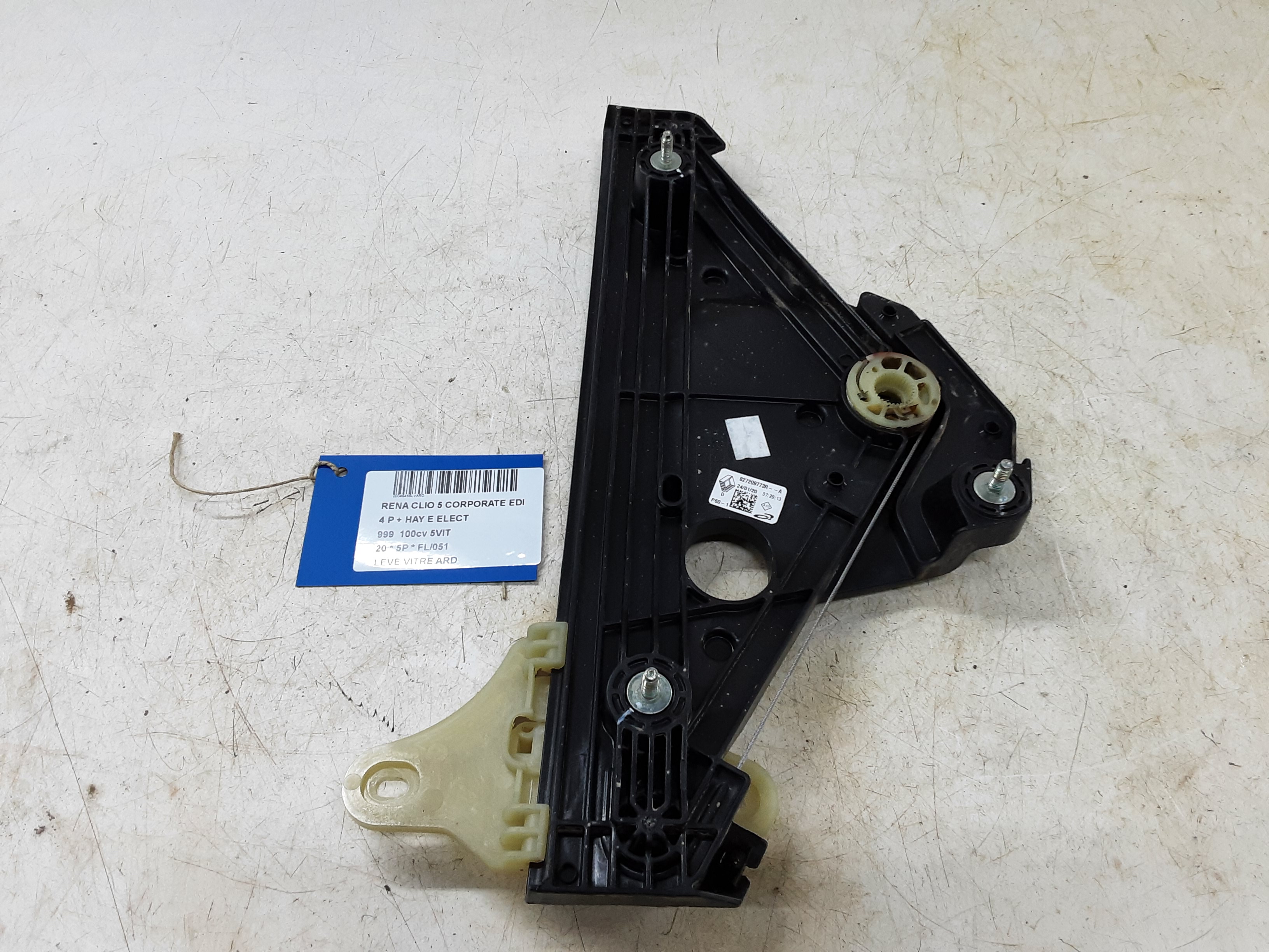 RUITMECHANISME ACHTER RECHTS Renault CLIO V 06/19+