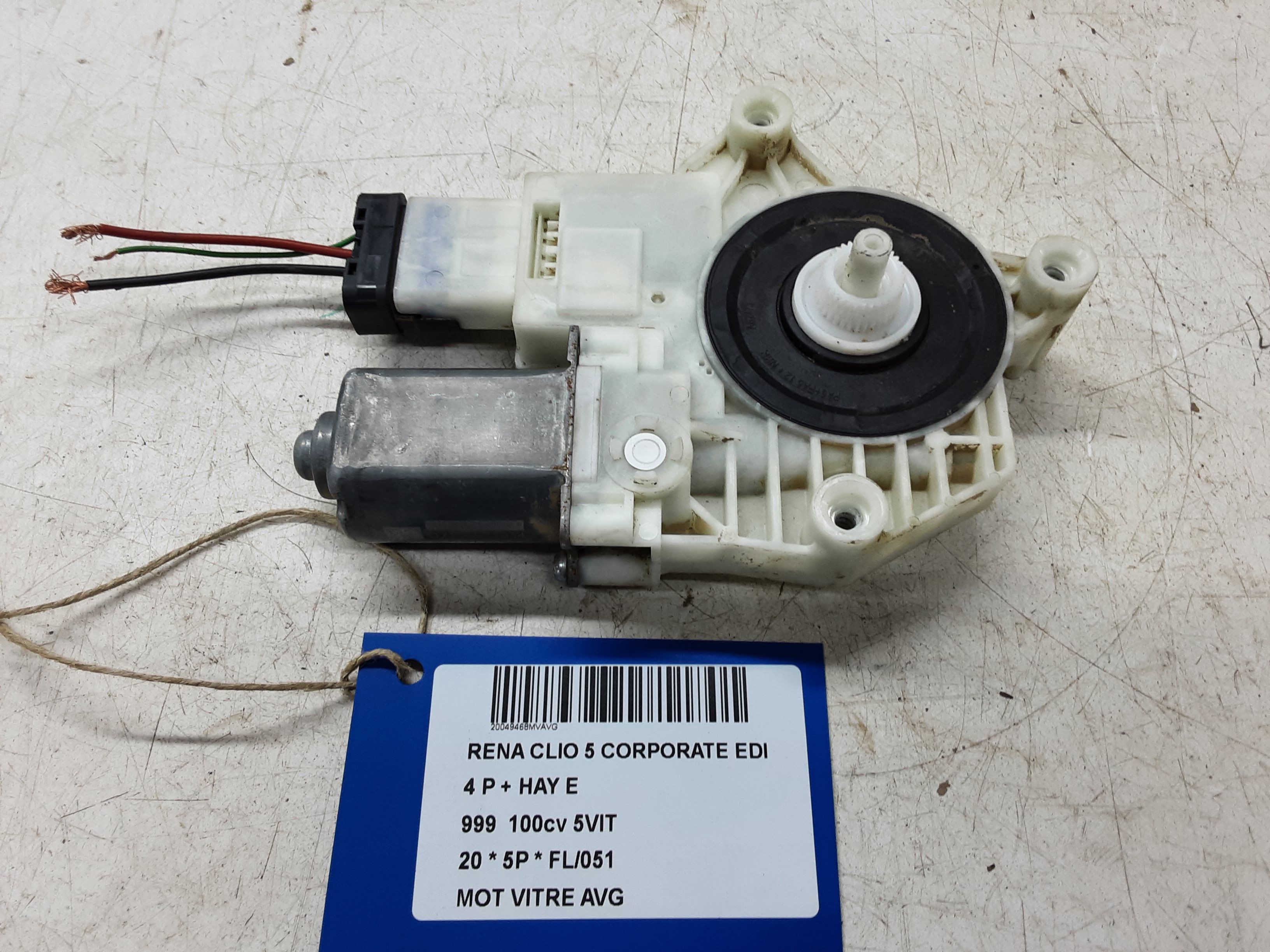 MOTOR RUITMECHANISME VOOR LINKS Renault CLIO V 06/19+