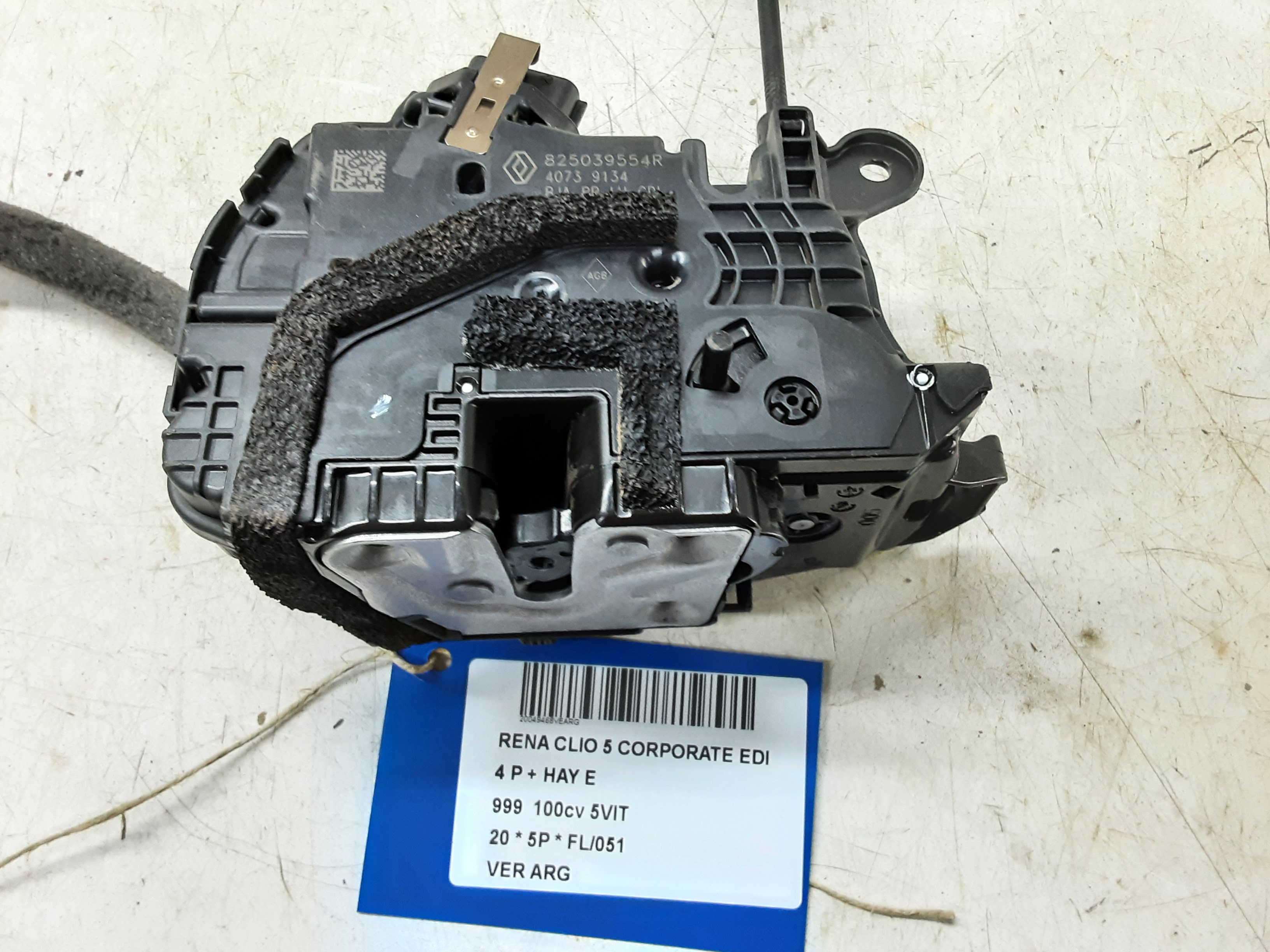 VERGRENDELING ACHTER LINKS Renault CLIO V 06/19+