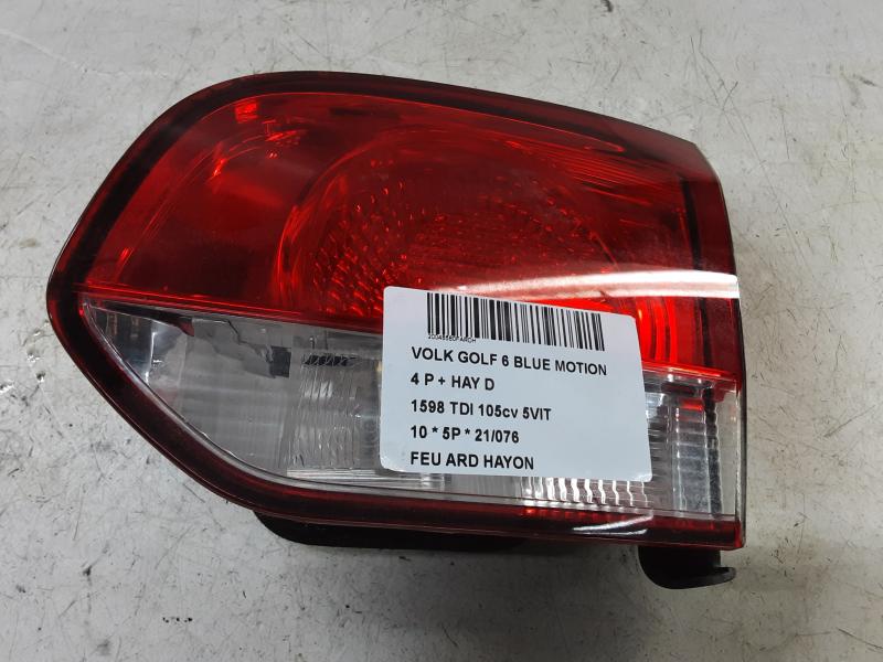 FEU ARRIERE DROIT DE HAYON Vw GOLF VI 11/08 - 13