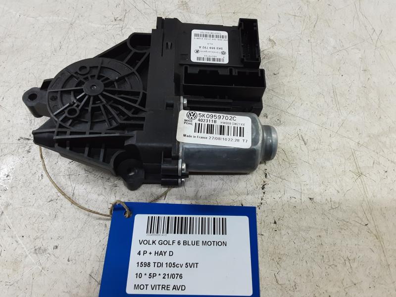 MOTOR RUITMECHANISME VOOR RECHTS Vw GOLF VI 11/08 - 13
