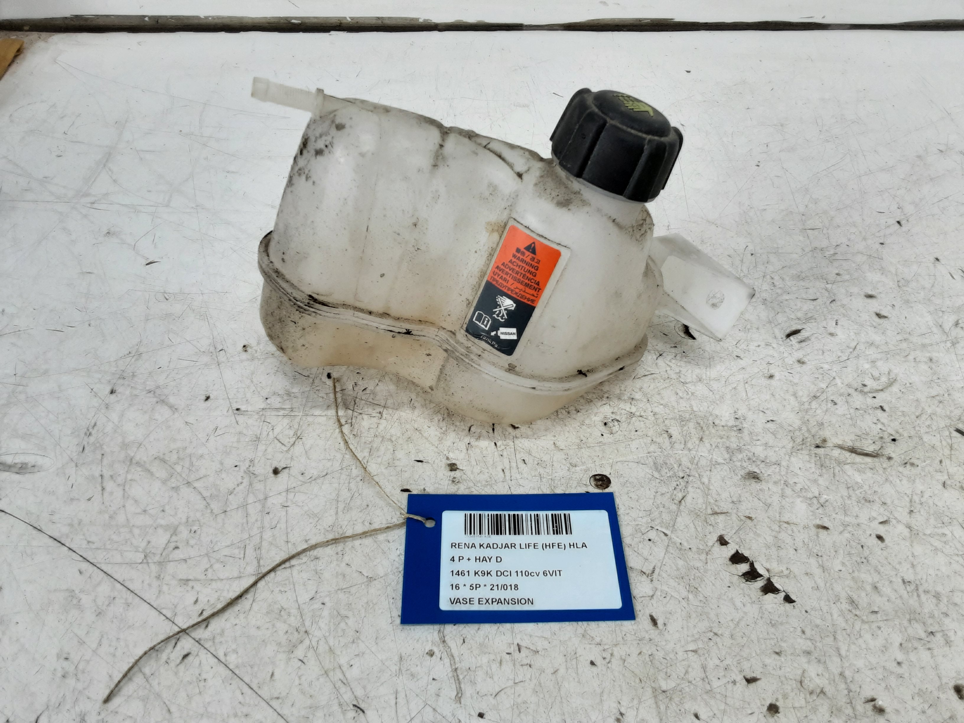 EXPANSIERESERVOIR Renault KADJAR 6/15+