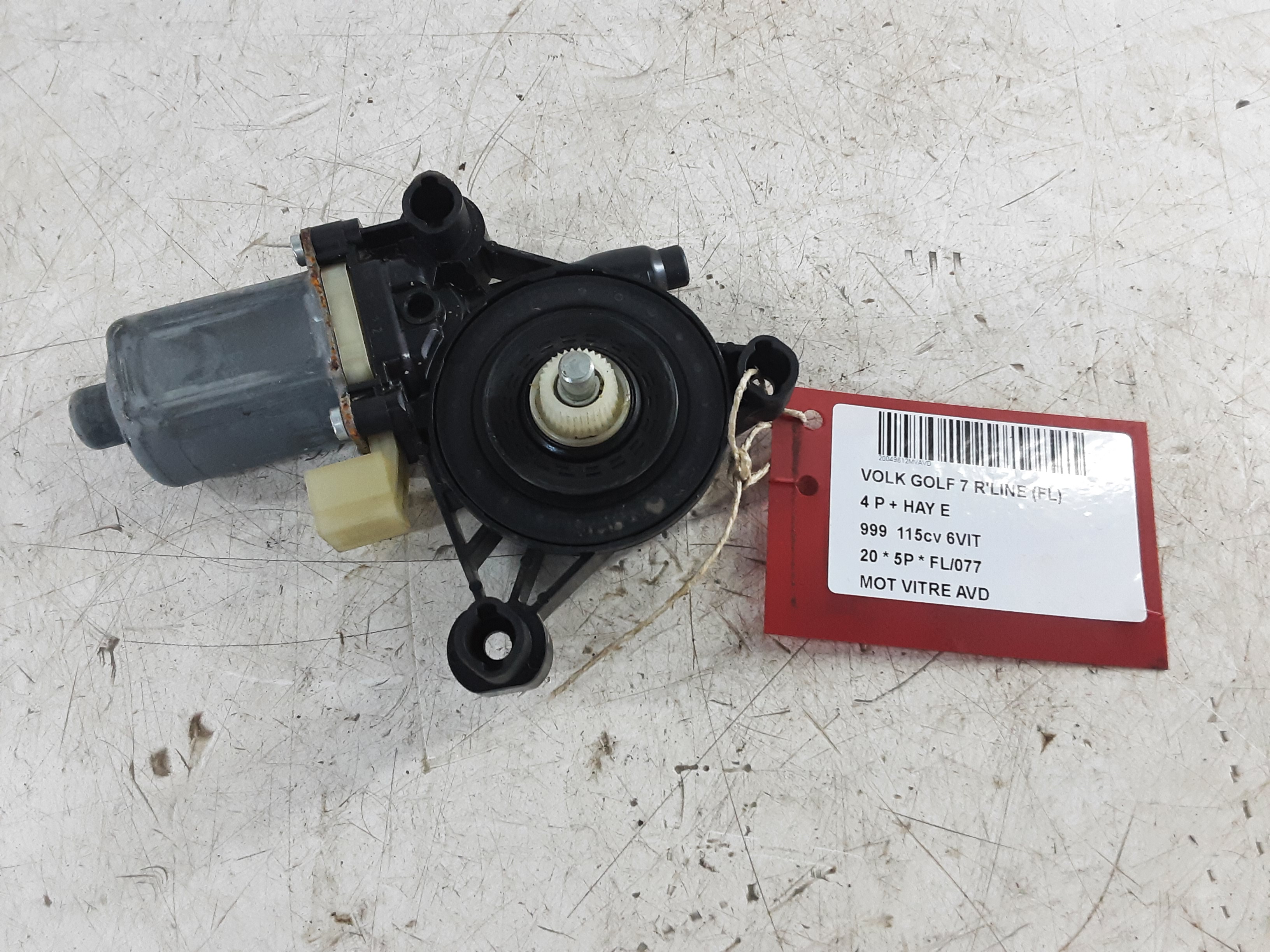 MOTEUR DE VITRE DE PORTE AVANT DROITE Vw GOLF VII 1/17 - 2/20 FaceLift
