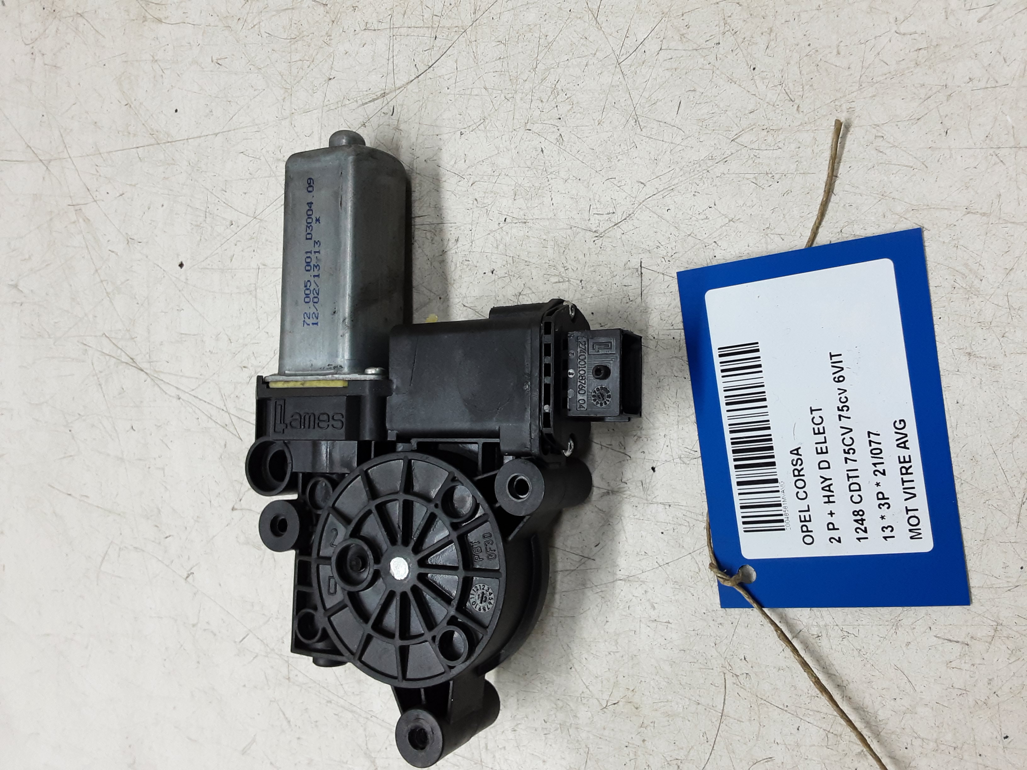 MOTOR RUITMECHANISME VOOR LINKS Opel CORSA D 01/11 - 15